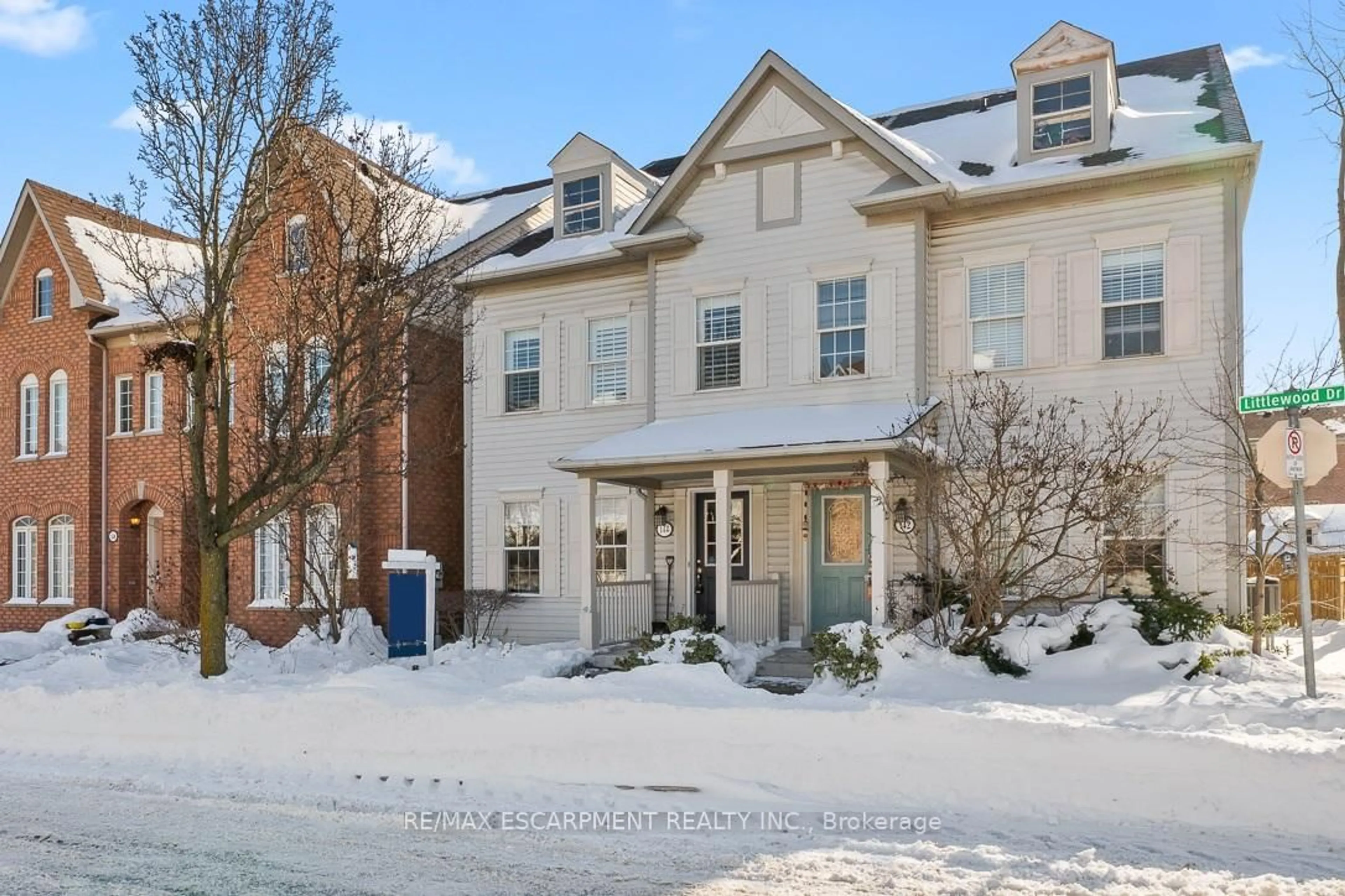 Home with brick exterior material, street for 144 Littlewood Dr, Oakville Ontario L6H 6T7