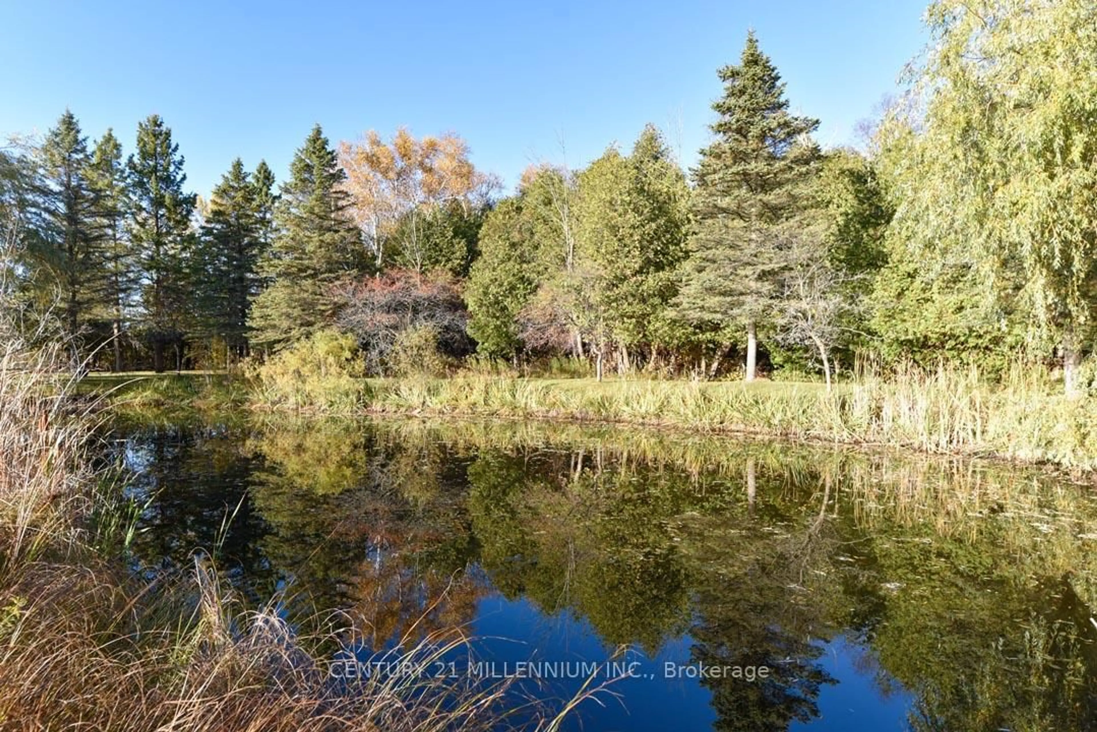 A pic from outside/outdoor area/front of a property/back of a property/a pic from drone, water/lake/river/ocean view for 18599 Horseshoe Hill Rd, Caledon Ontario L7K 2B9