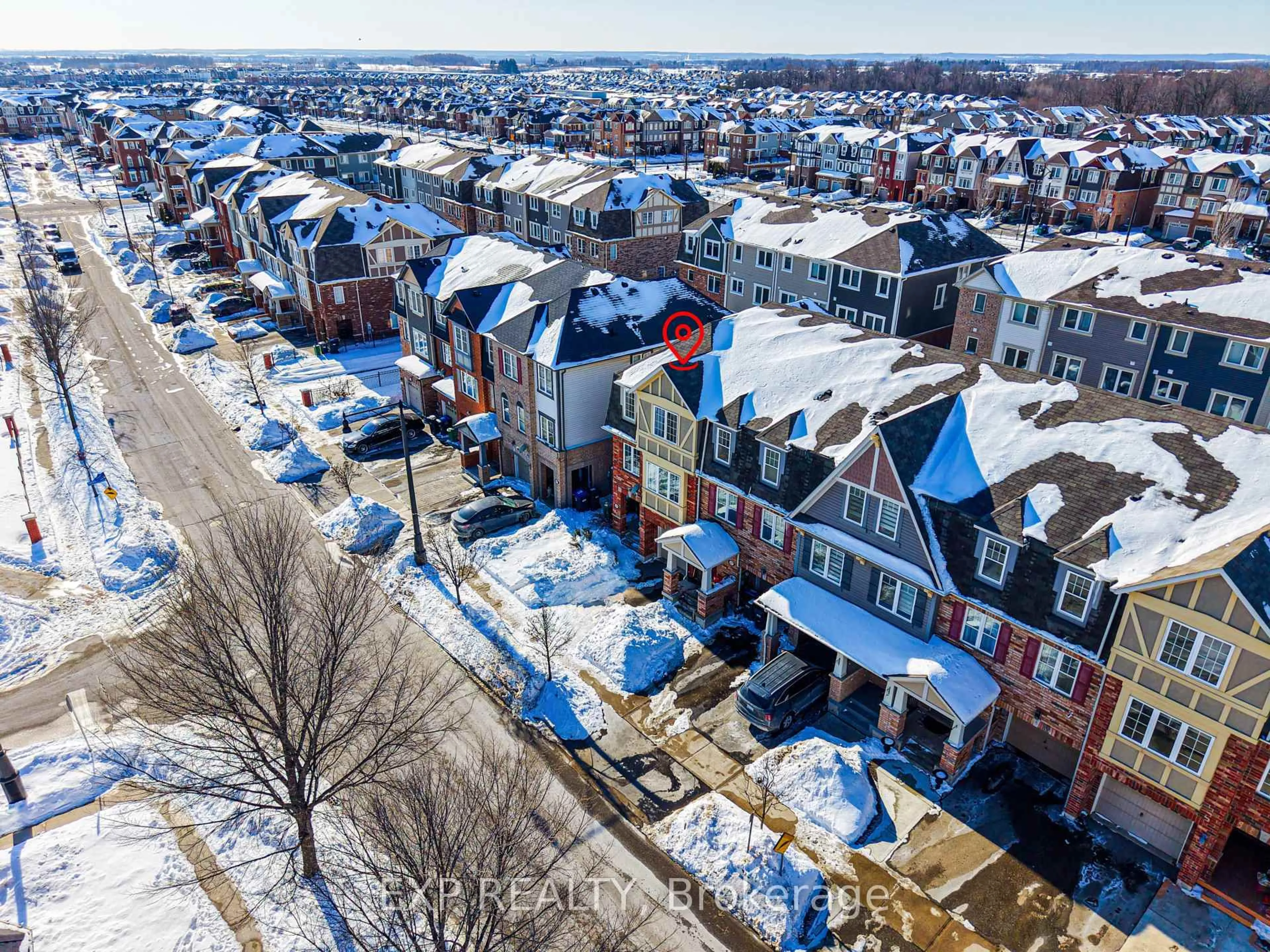A pic from outside/outdoor area/front of a property/back of a property/a pic from drone, city buildings view from balcony for 22 Donomore Dr, Brampton Ontario L7A 0S7