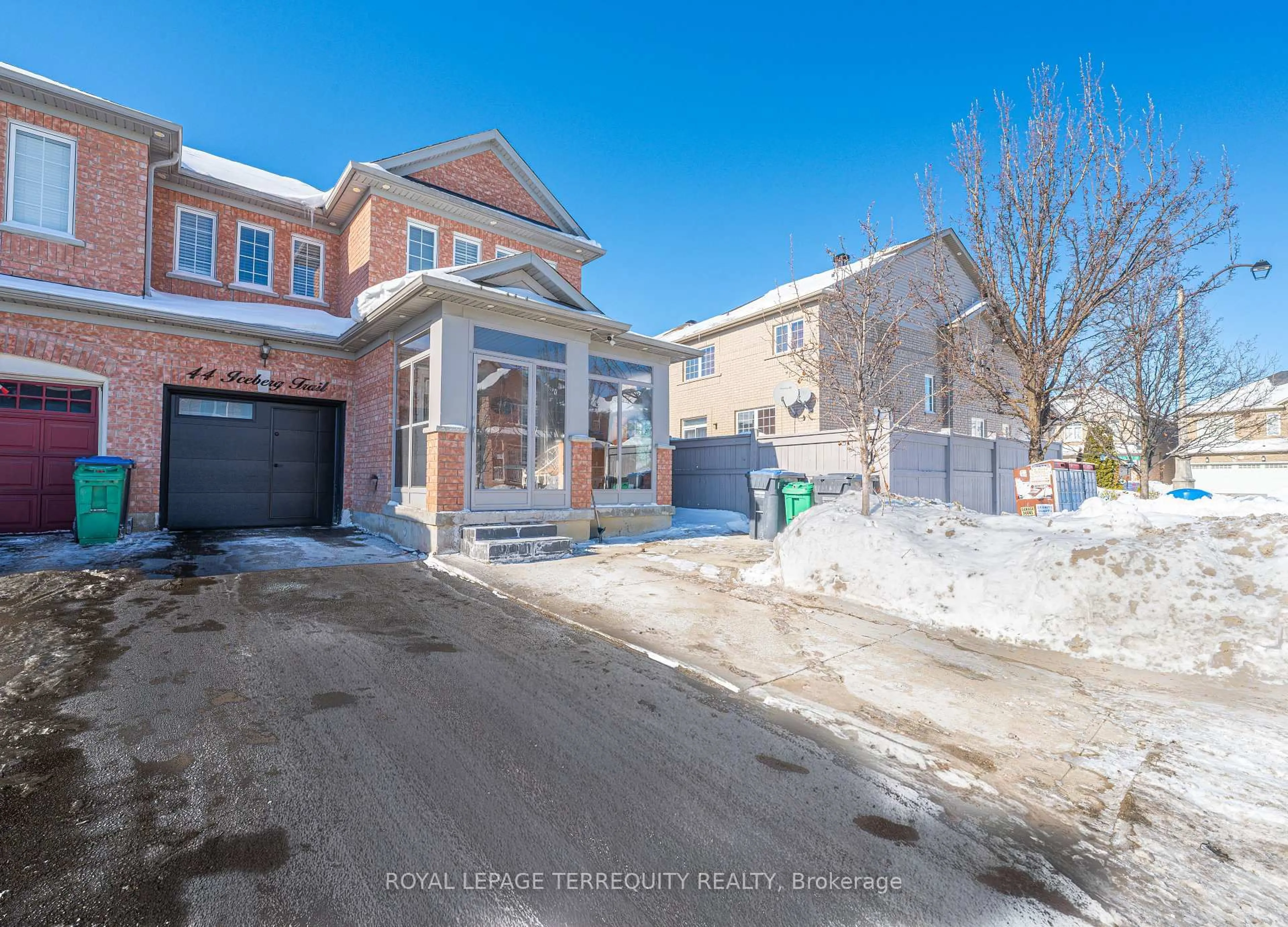 Home with brick exterior material, street for 44 Iceberg Tr, Brampton Ontario L6R 0J7