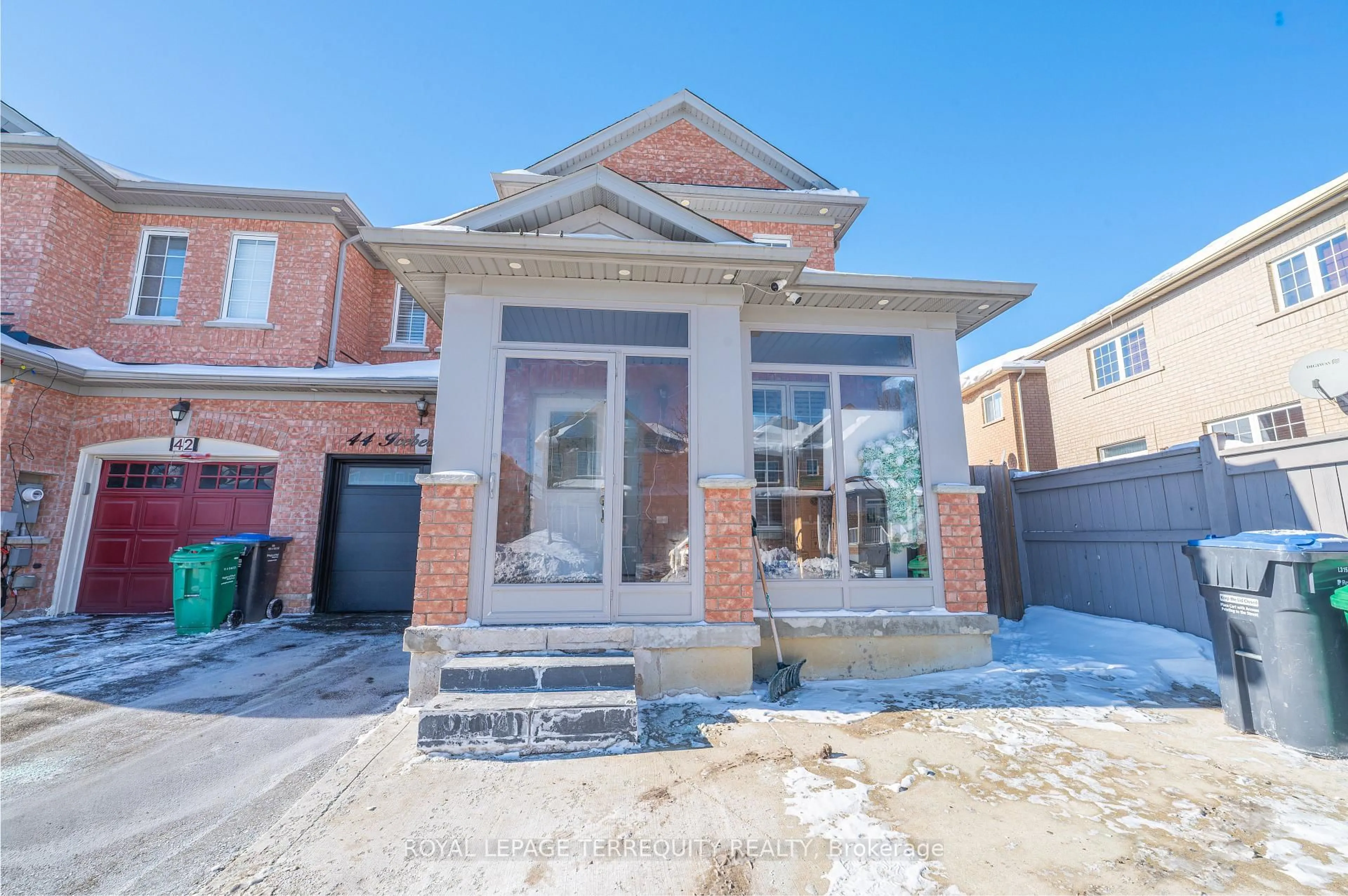 Home with brick exterior material, street for 44 Iceberg Tr, Brampton Ontario L6R 0J7