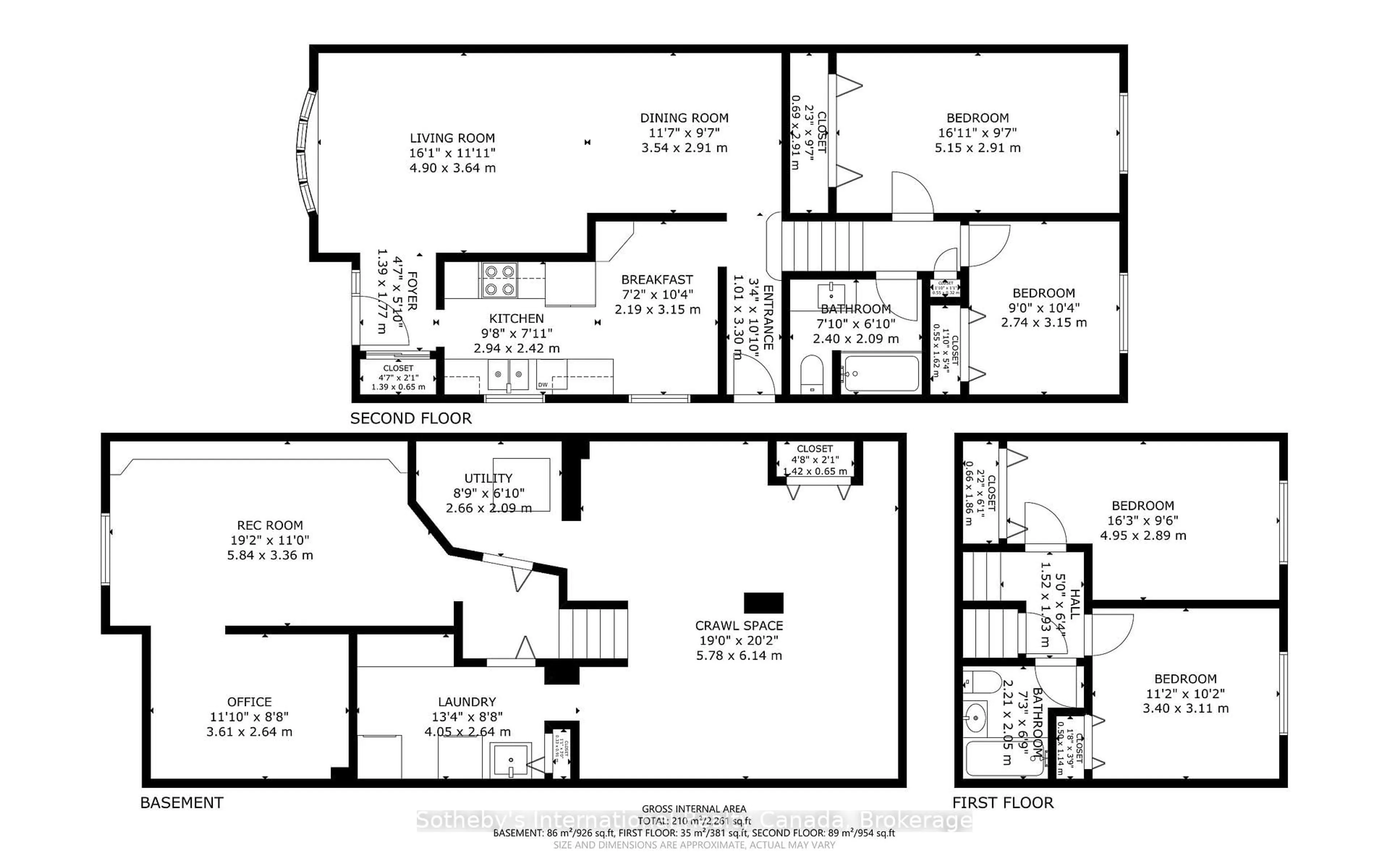 Floor plan for 1128 Sylvania Dr, Mississauga Ontario L4Y 2M1