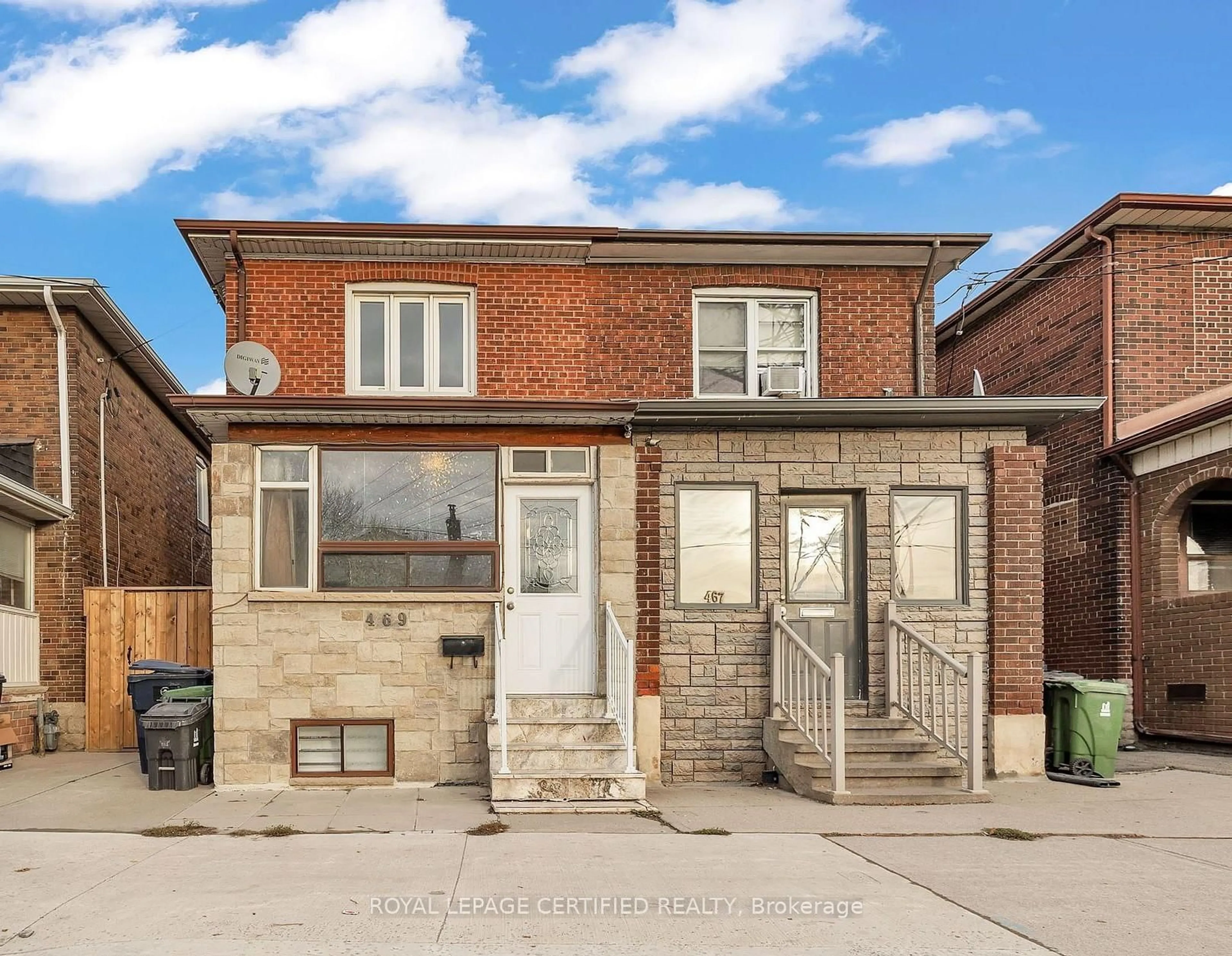 Home with brick exterior material, street for 469 Old Weston Rd, Toronto Ontario M6N 3A9