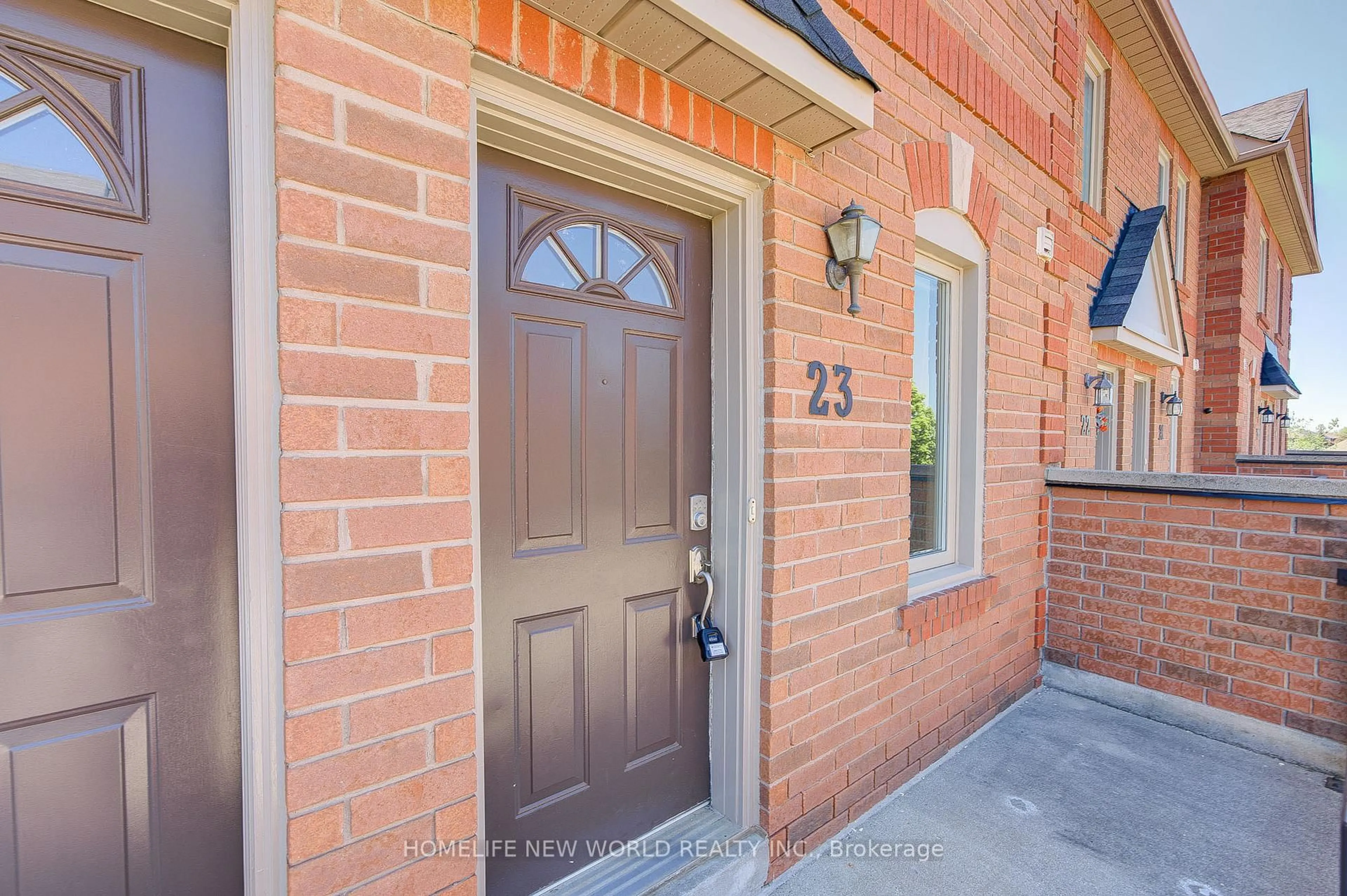 Home with brick exterior material, street for 3895 Doug Leavens Blvd #23, Mississauga Ontario L5N 7G1