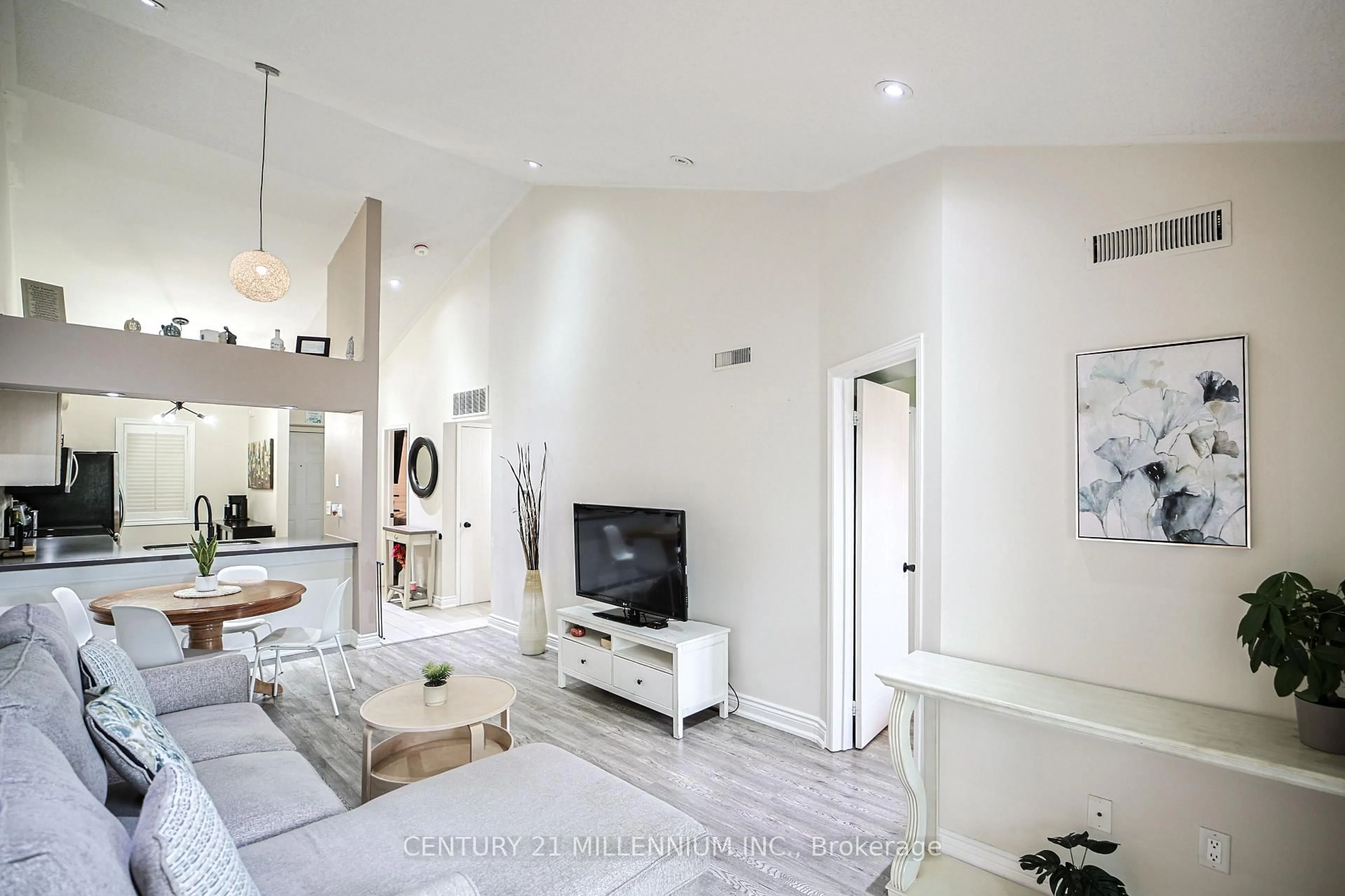 Living room with furniture, unknown for 85 Bristol Rd #164, Mississauga Ontario L4Z 3P3