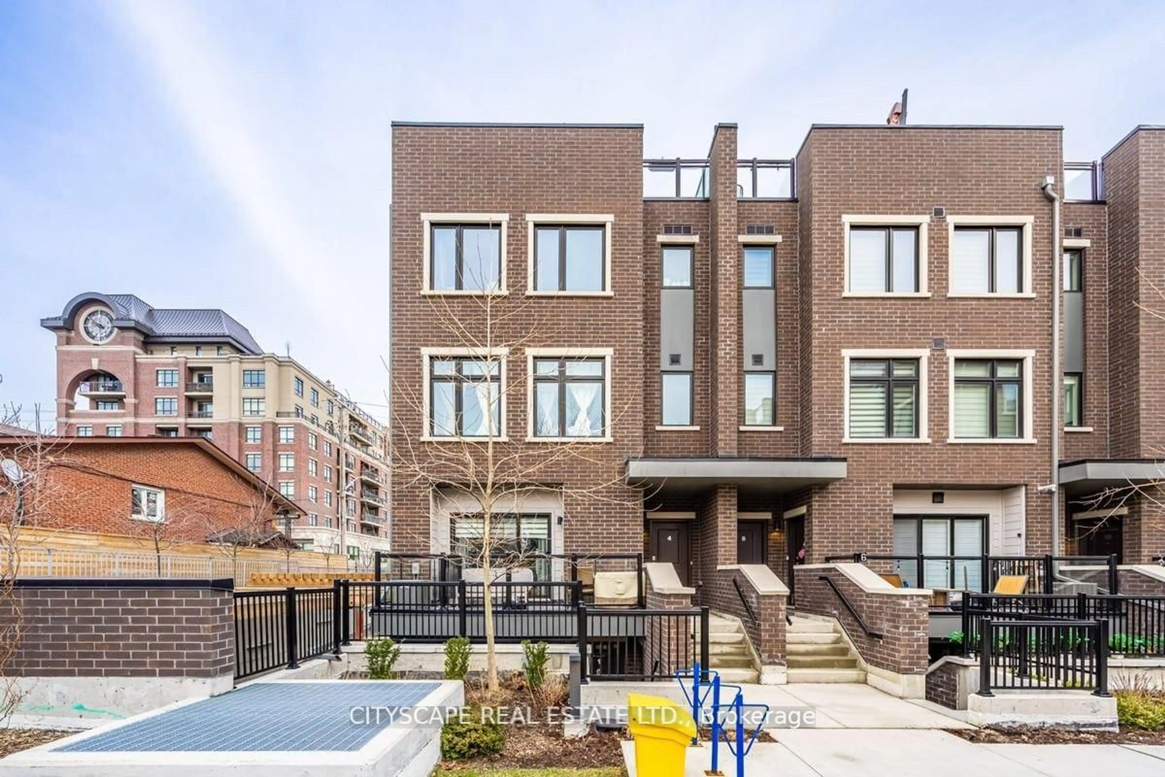 Home with brick exterior material, street for 66 Longbranch Ave #1, Toronto Ontario M8W 3J4