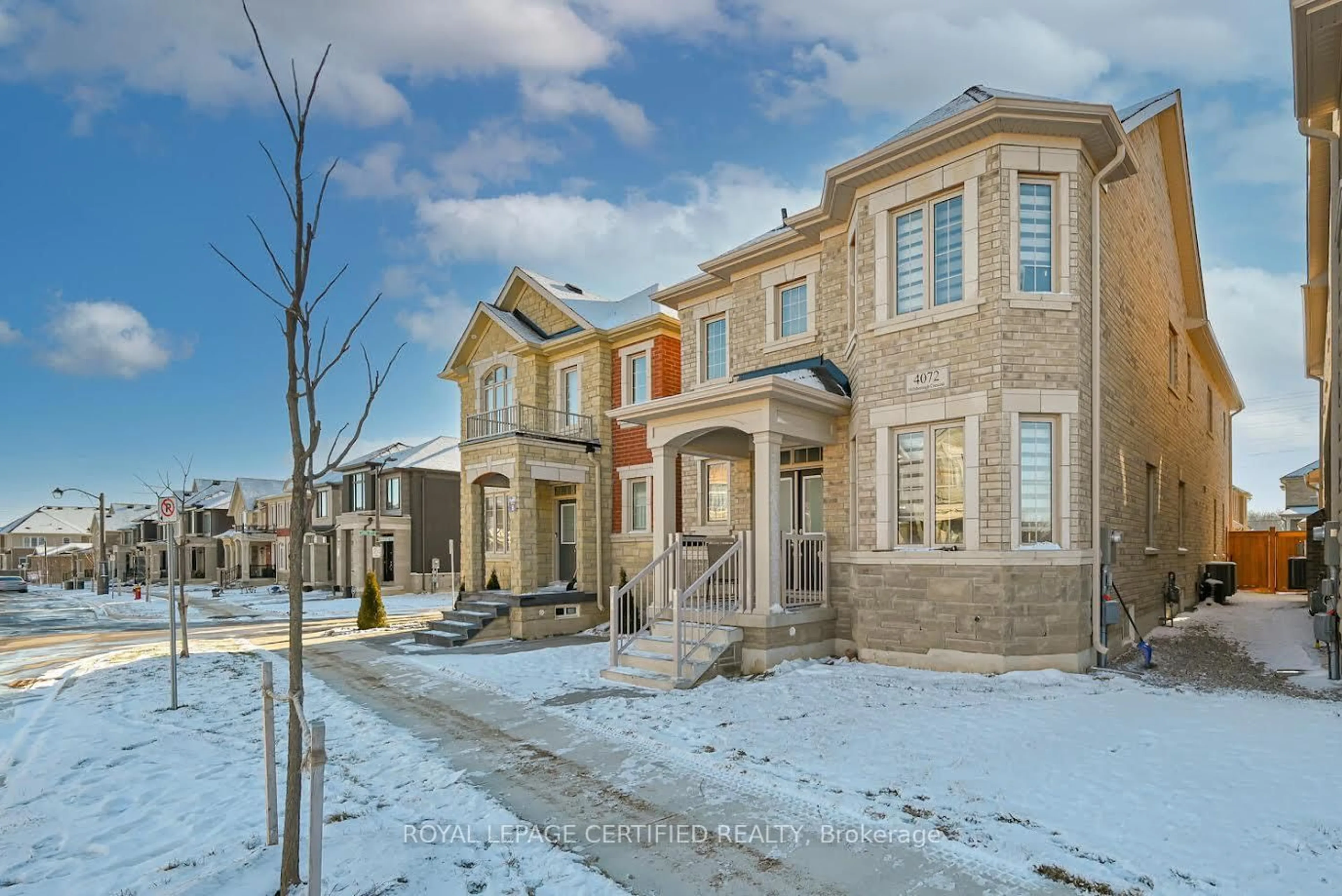 Home with brick exterior material, street for 4072 Hillsborough Cres, Oakville Ontario L6H 3P8