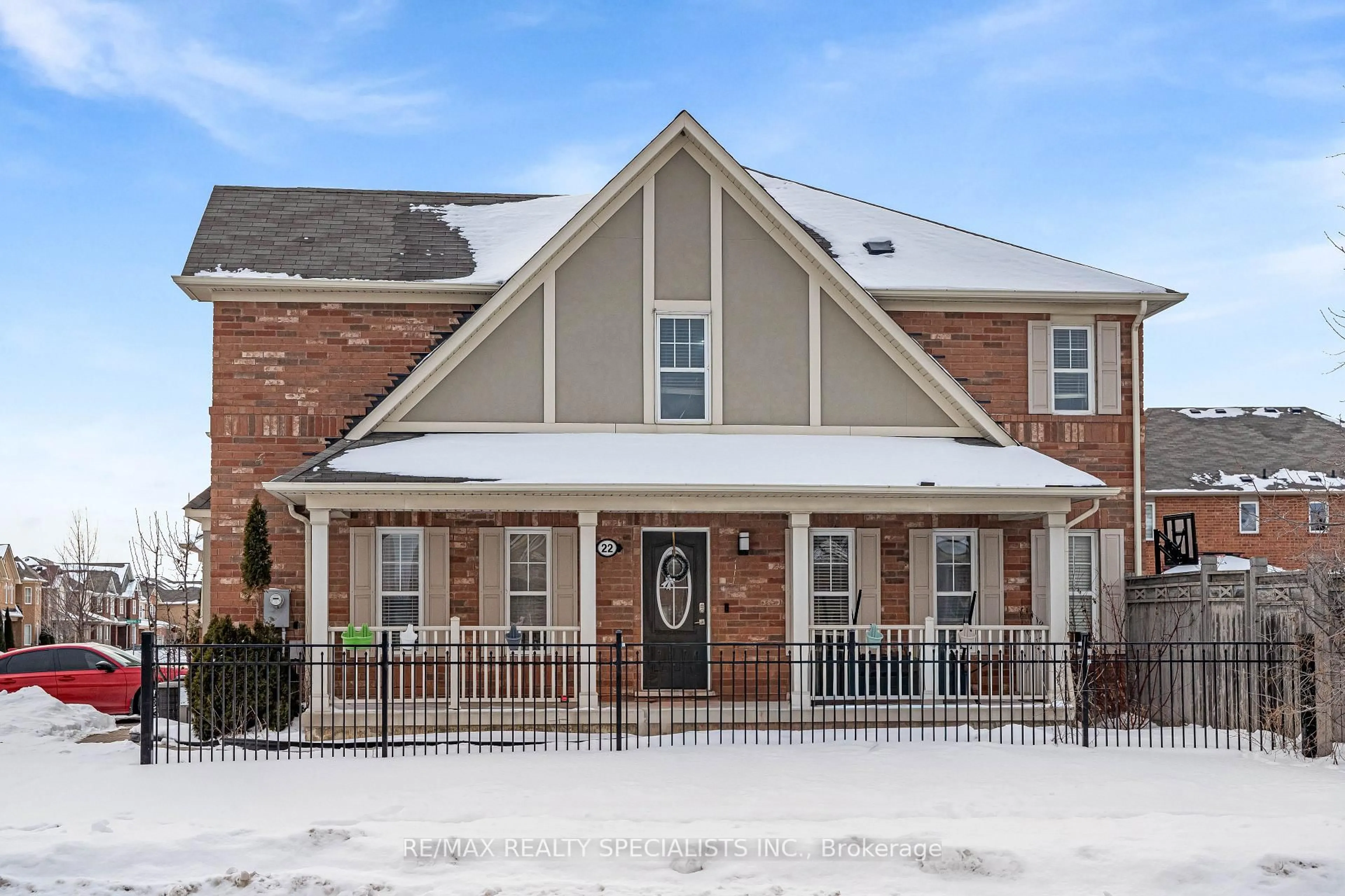 Home with brick exterior material, street for 22 Apple Valley Way, Brampton Ontario L6P 0W4