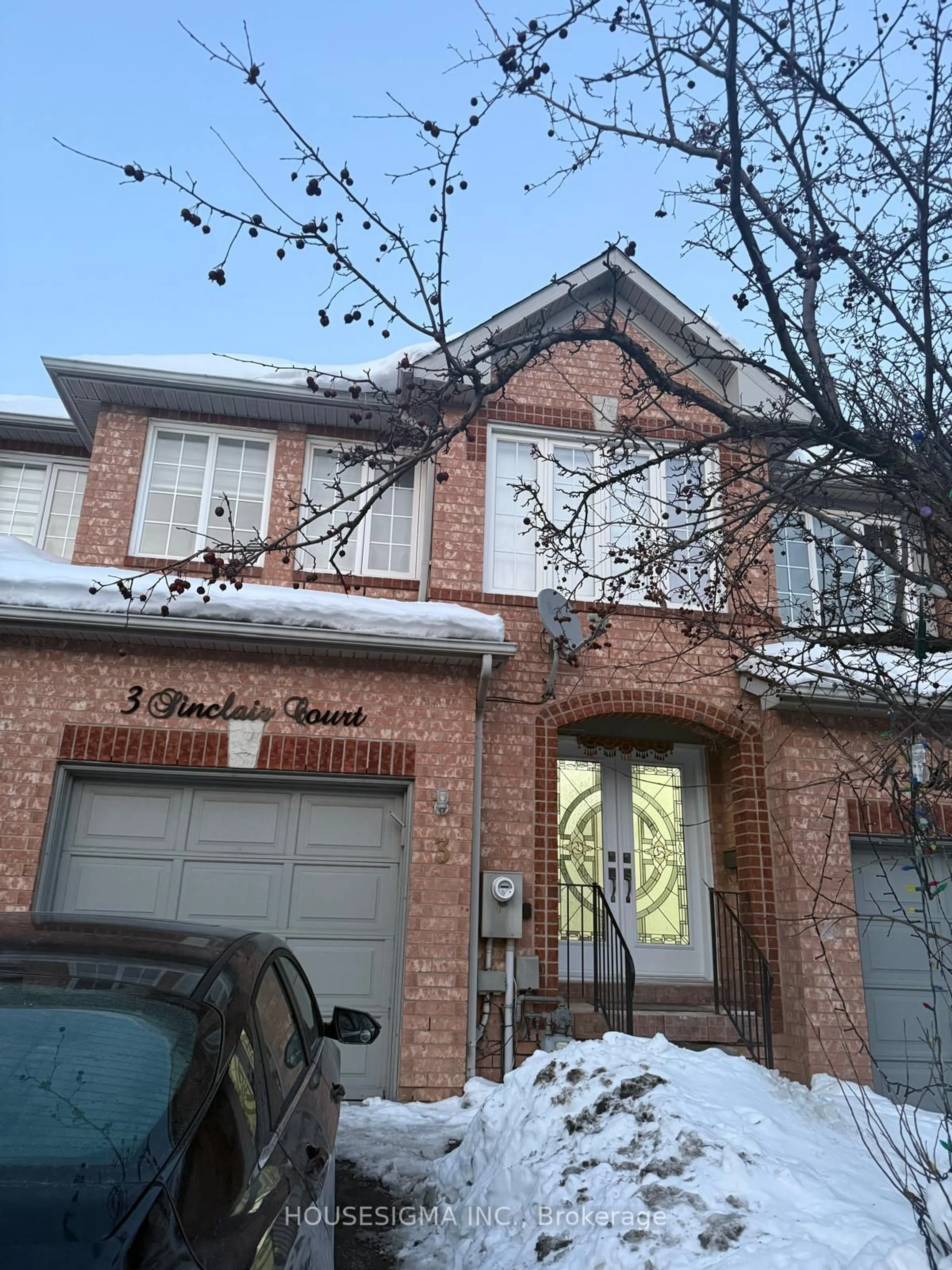 Home with brick exterior material, street for 3 Sinclair Crt, Brampton Ontario L6X 4P5
