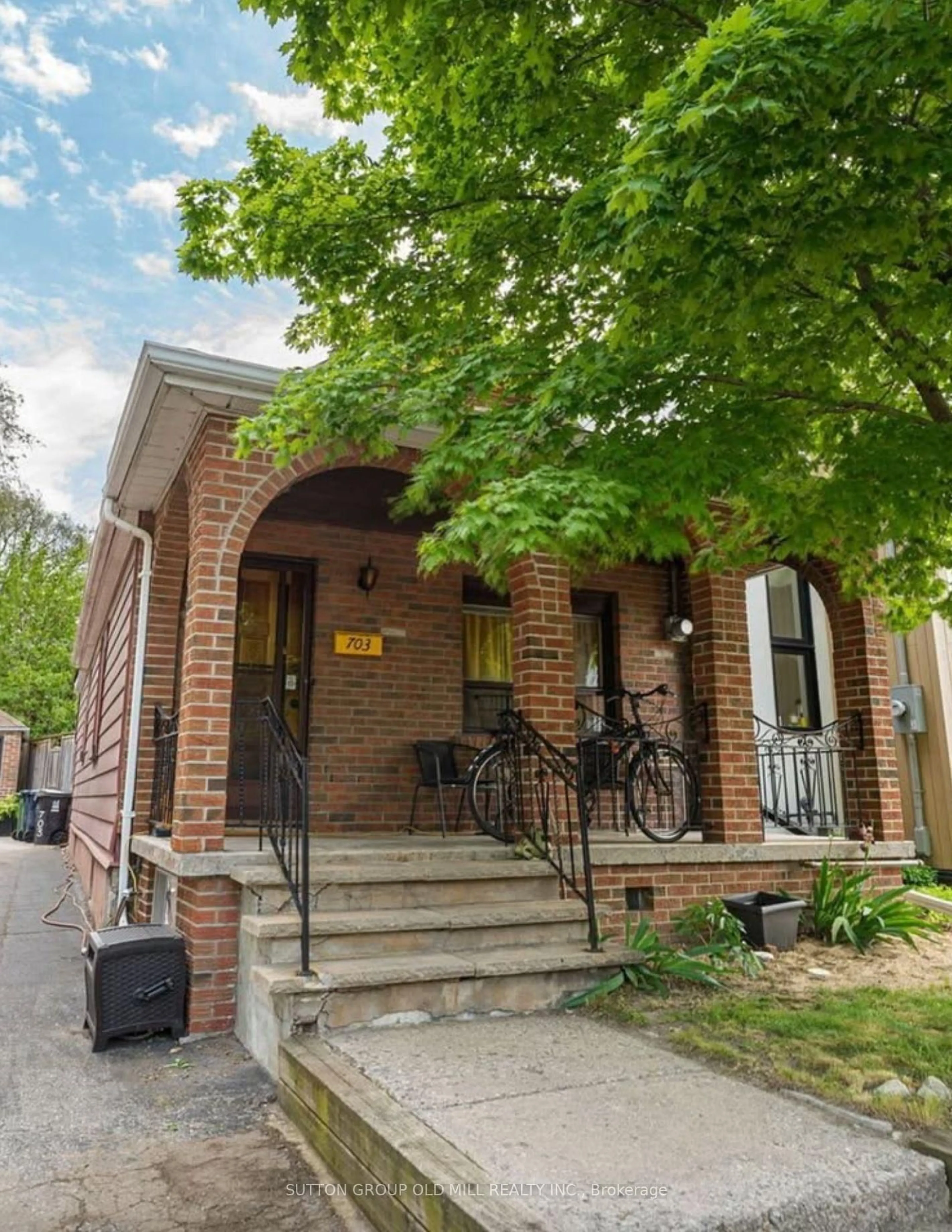 Home with brick exterior material, street for 703 Willard Ave, Toronto Ontario M6S 3S7