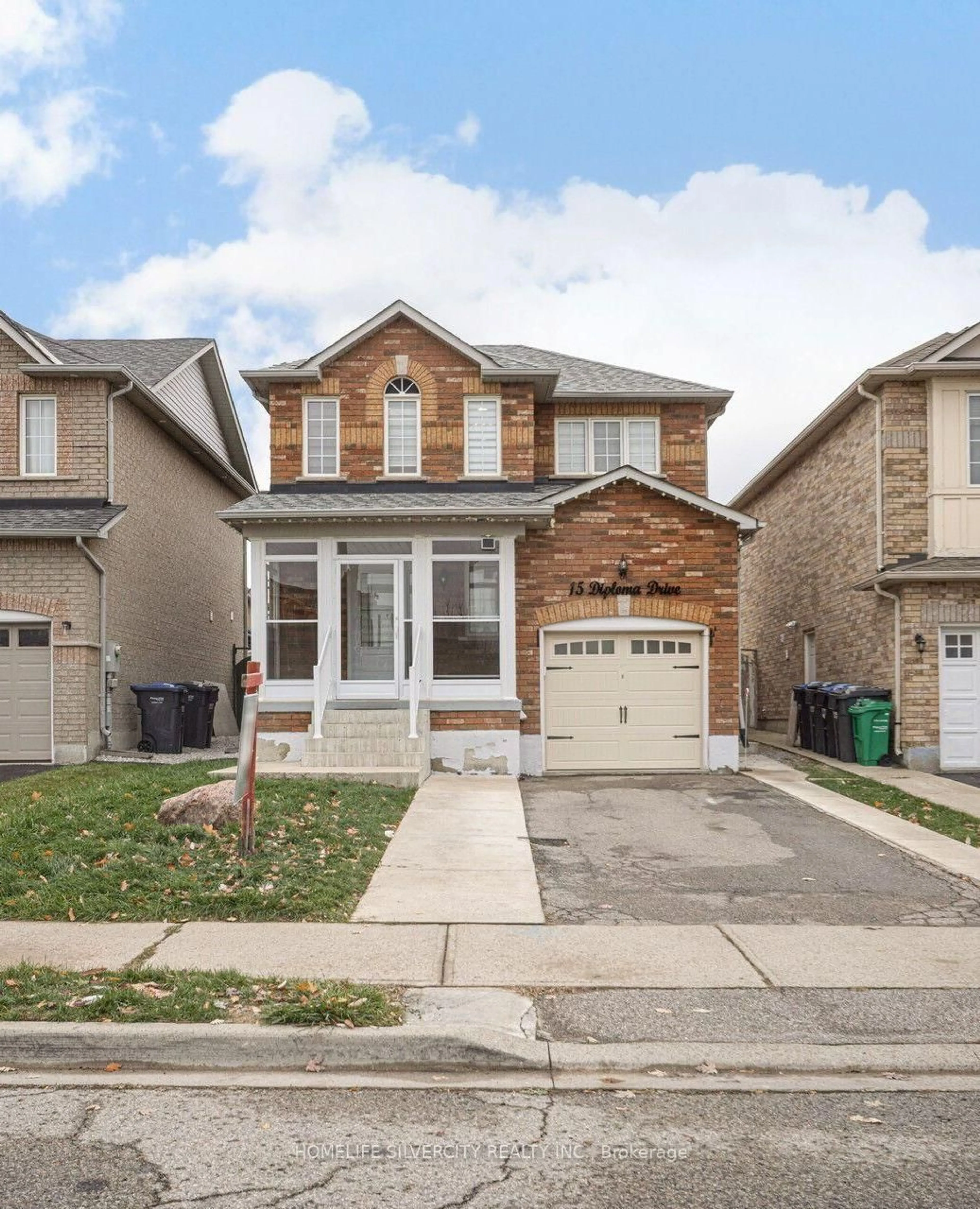 Home with brick exterior material, street for 15 Diploma Dr, Brampton Ontario L6P 1M3