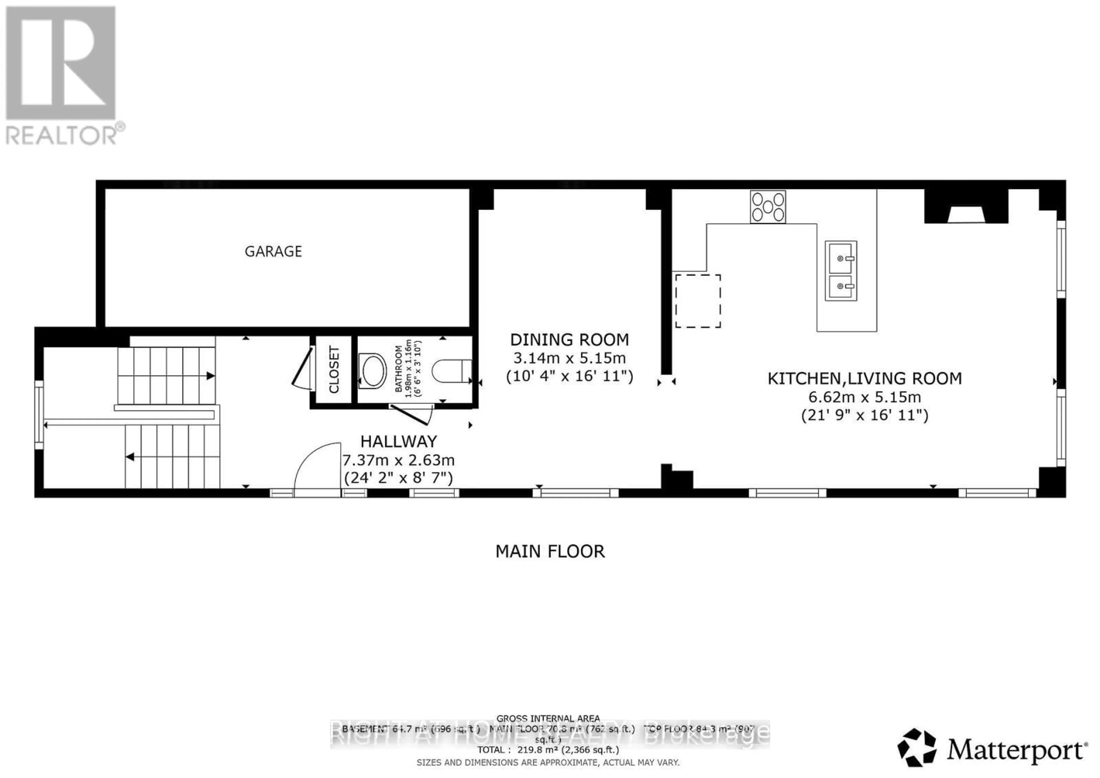 Floor plan for 102 Upper Canada Crt, Halton Hills Ontario L7G 0L2
