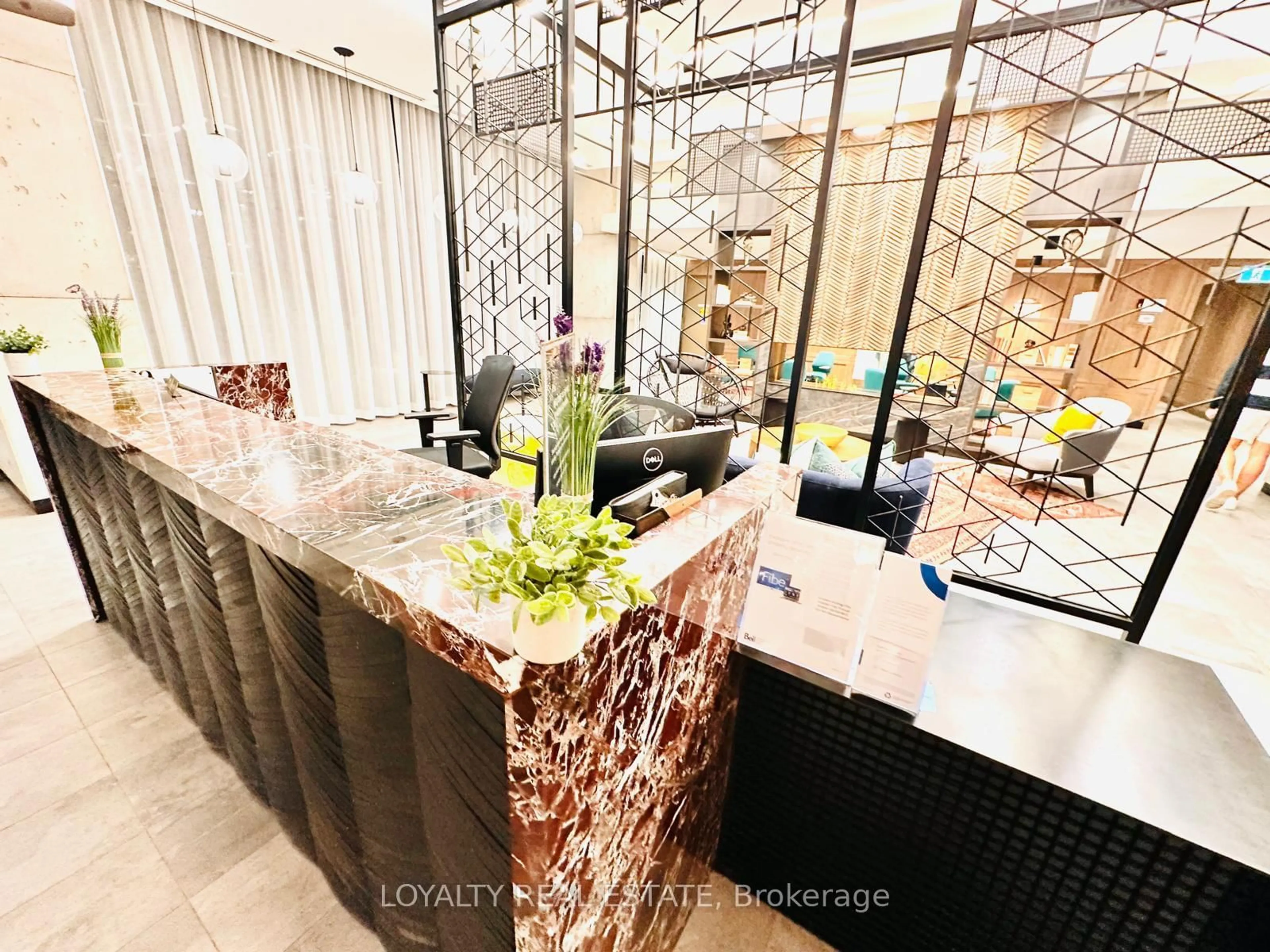 Contemporary kitchen, ceramic/tile floor for 251 Manitoba St #311, Toronto Ontario M8Y 0C7