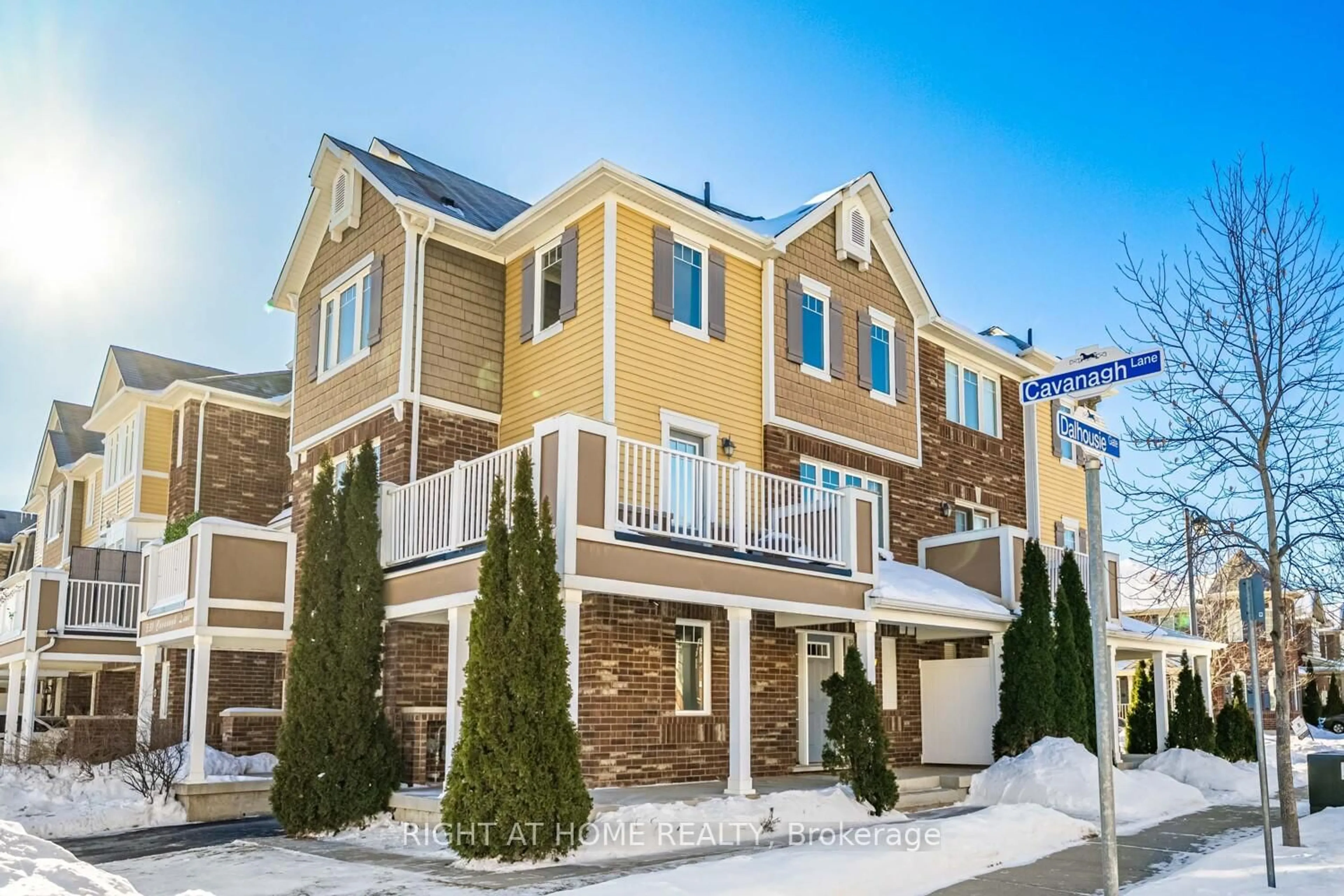 Home with brick exterior material, street for 533 Cavanagh Lane, Milton Ontario L9T 8G4