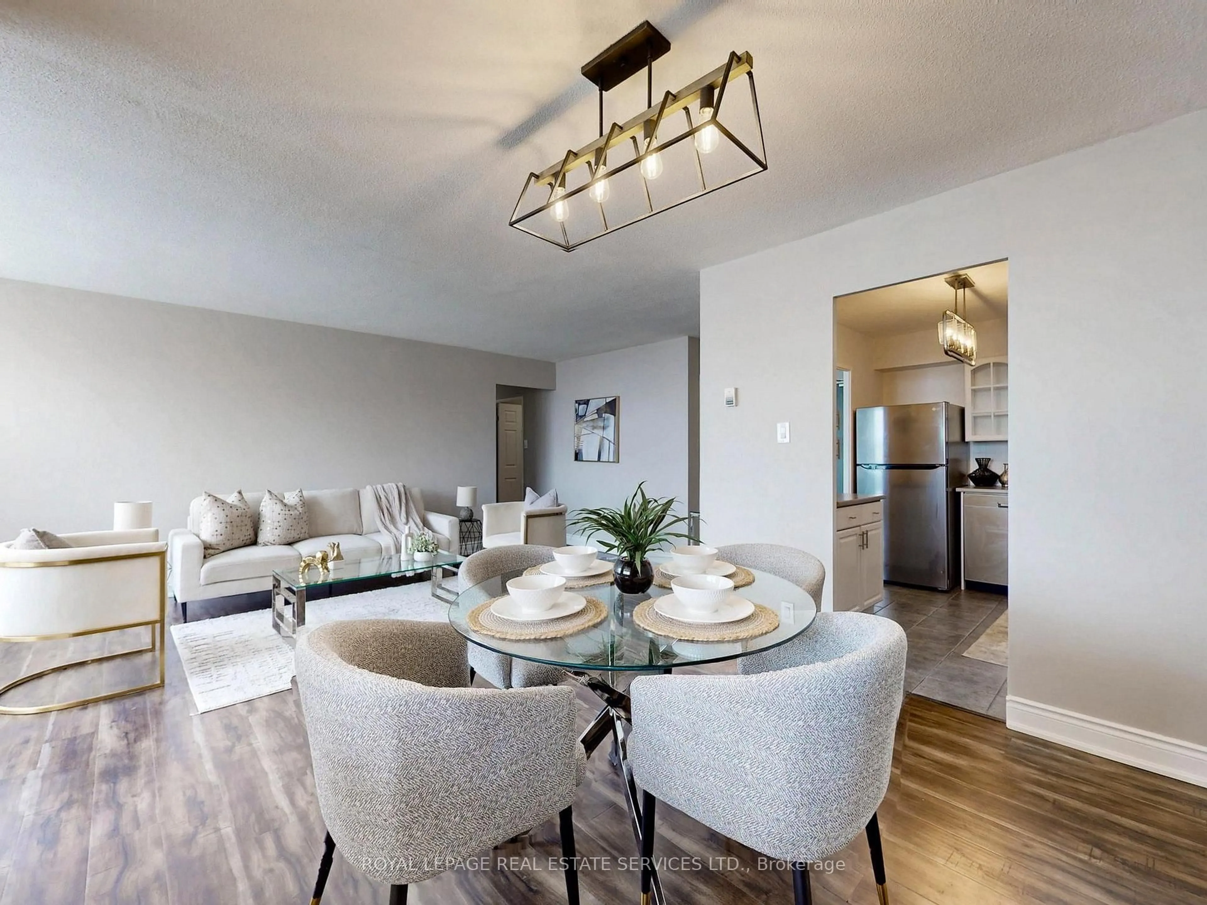 Living room with furniture, unknown for 551 The West Mall #702, Toronto Ontario M9C 1G7