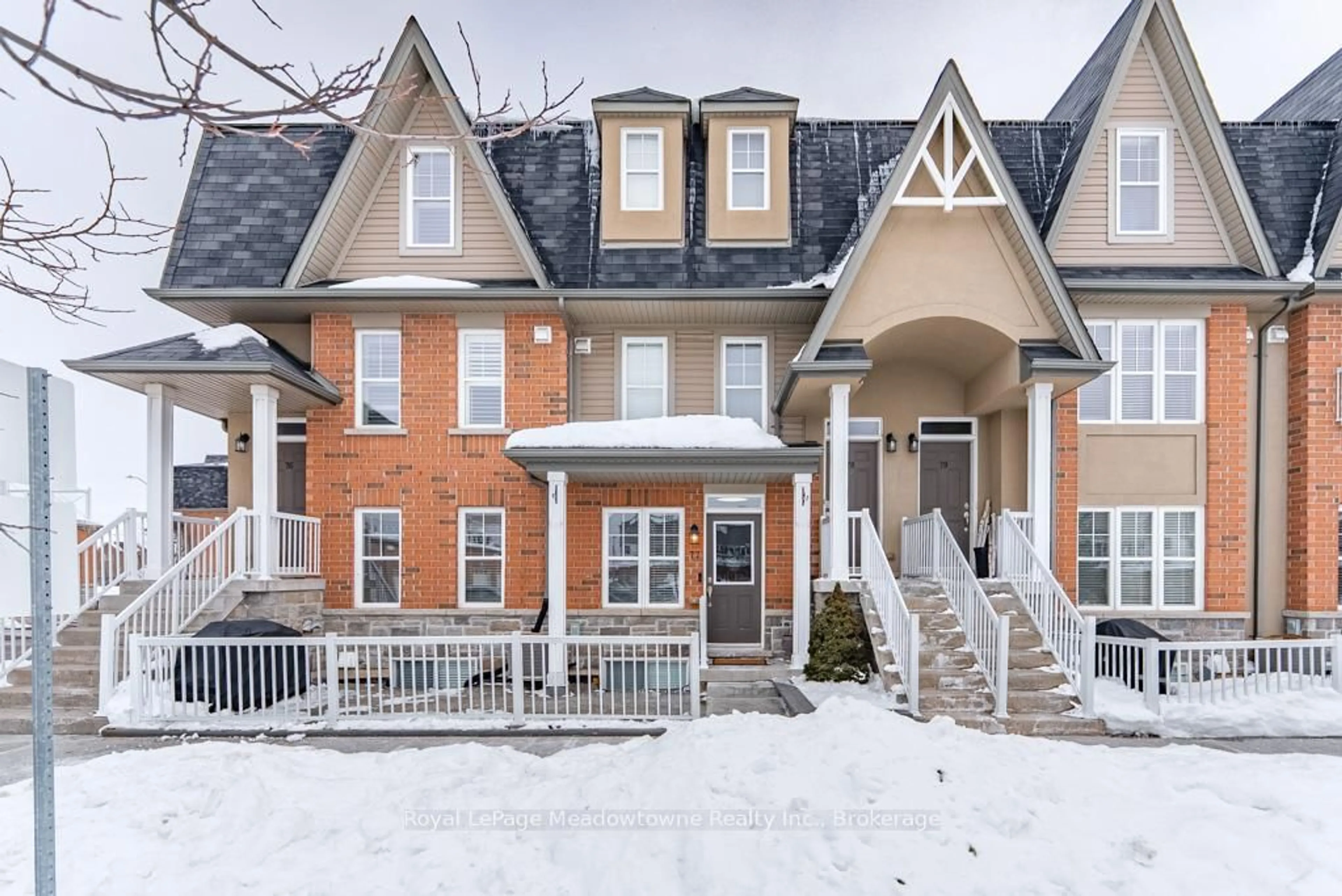 Home with brick exterior material, street for 1380 Costigan Rd #77, Milton Ontario L9T 8L2