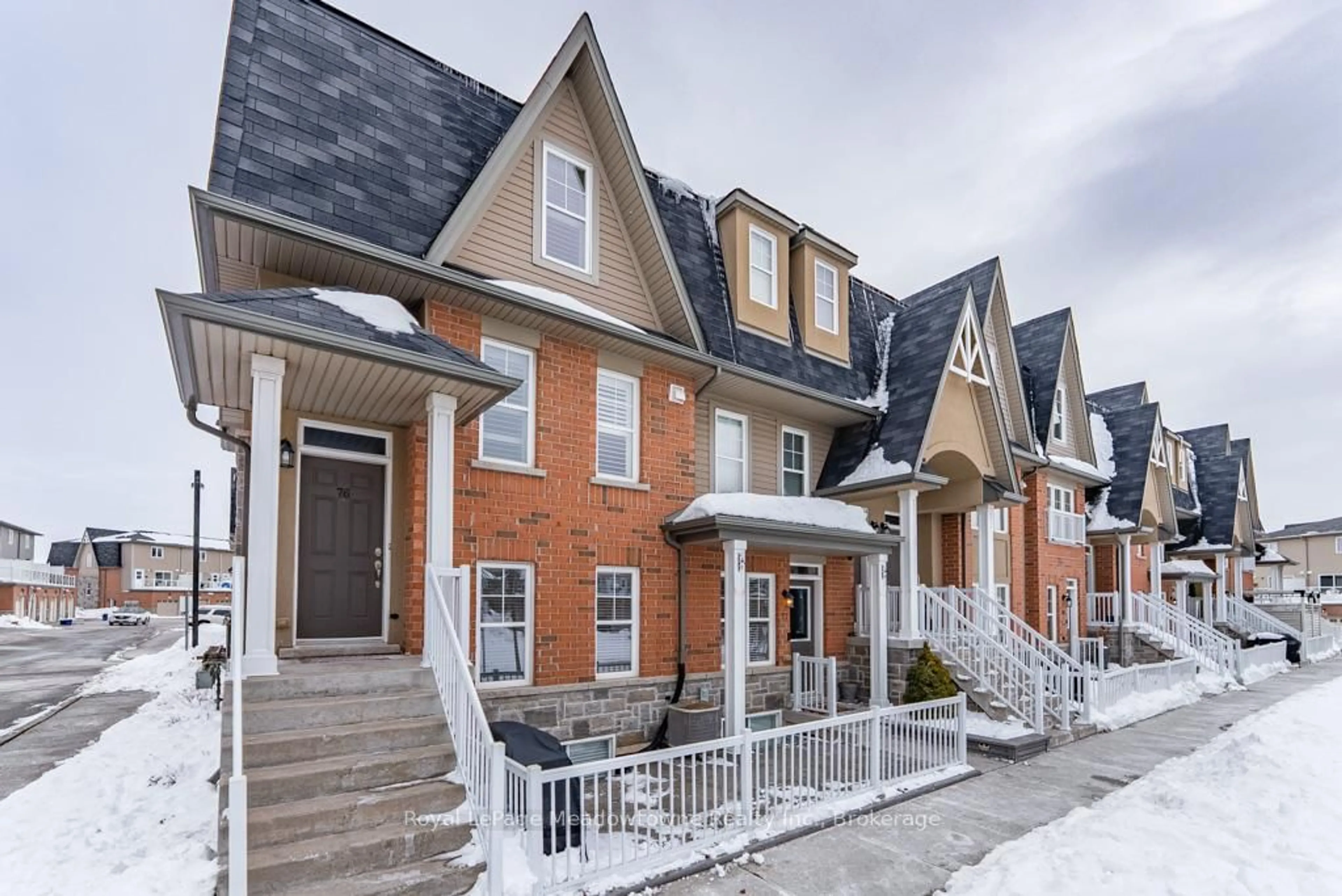 Home with brick exterior material, street for 1380 Costigan Rd #77, Milton Ontario L9T 8L2