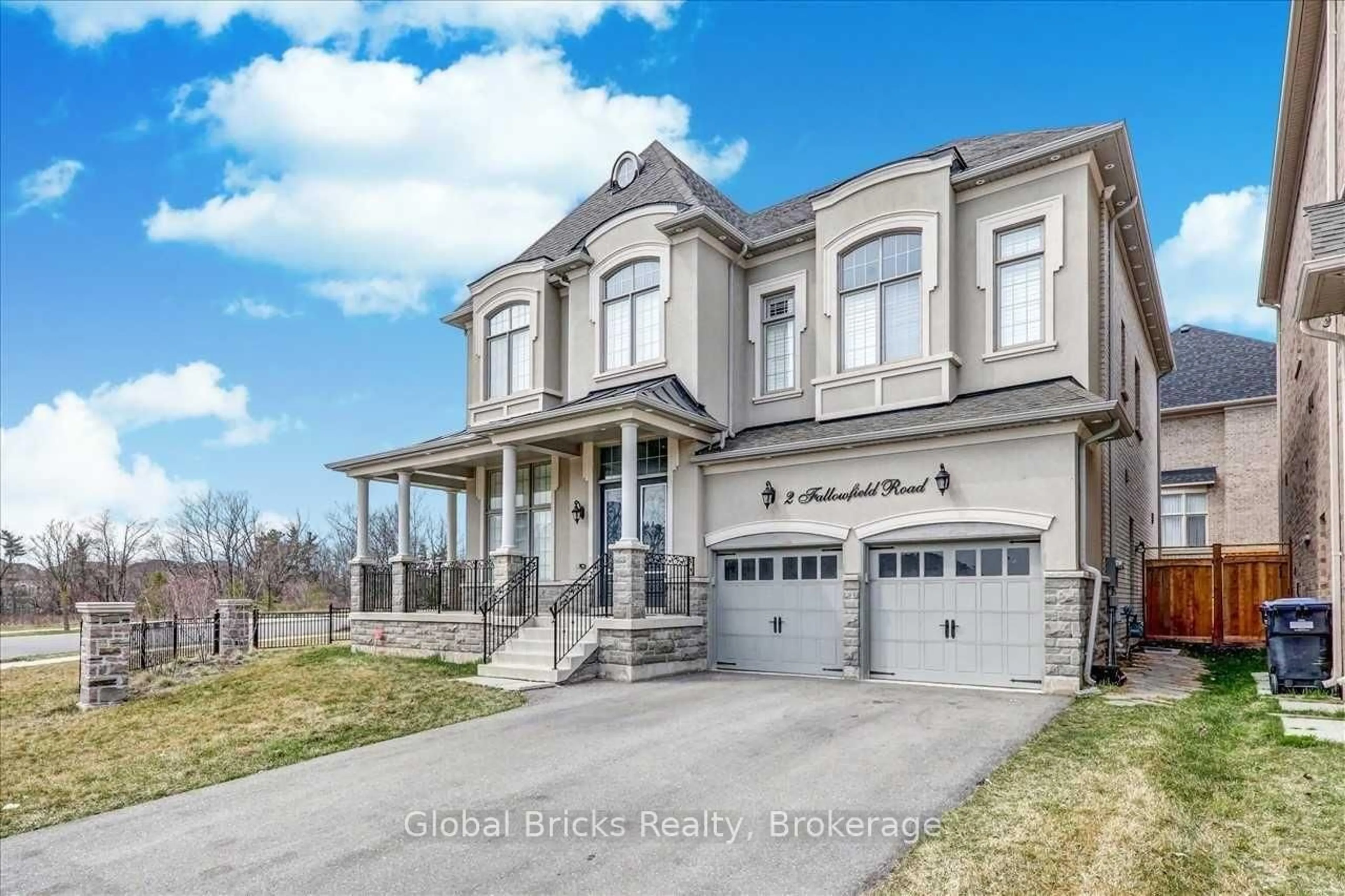 Home with brick exterior material, street for 2 Fallowfield Rd, Brampton Ontario L6X 0W2