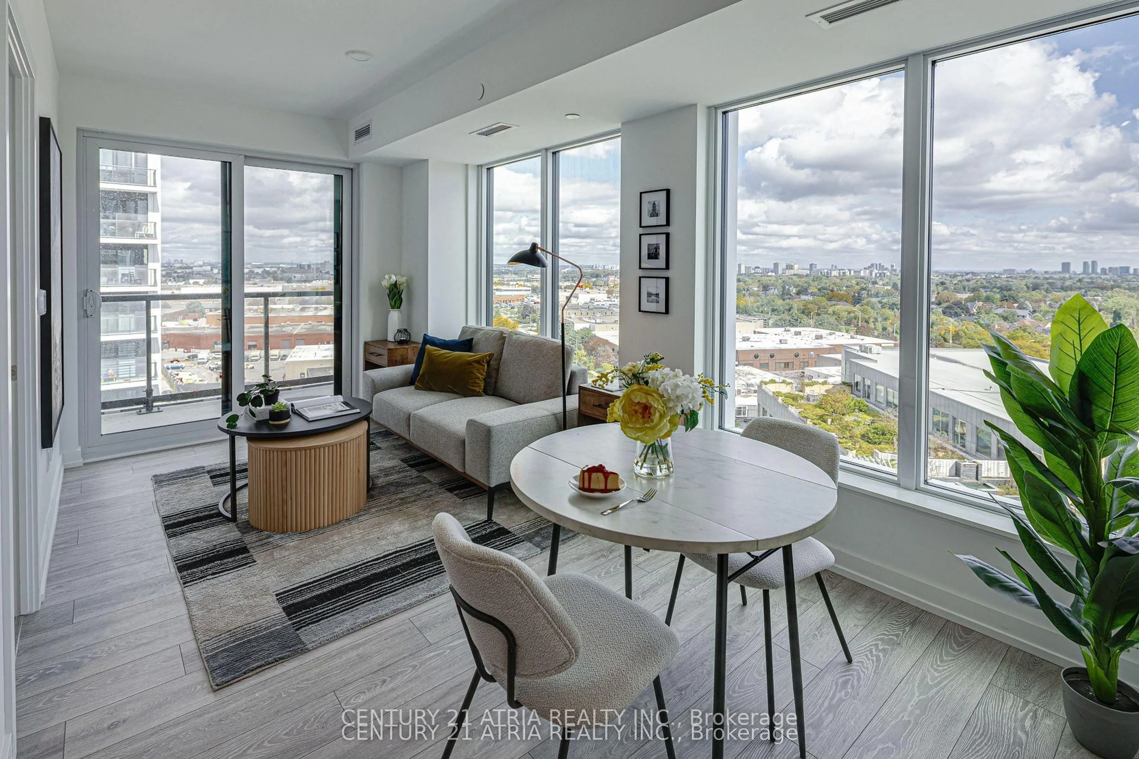 Living room with furniture, unknown for 1100 Sheppard Ave #1207, Toronto Ontario M3K 0E4