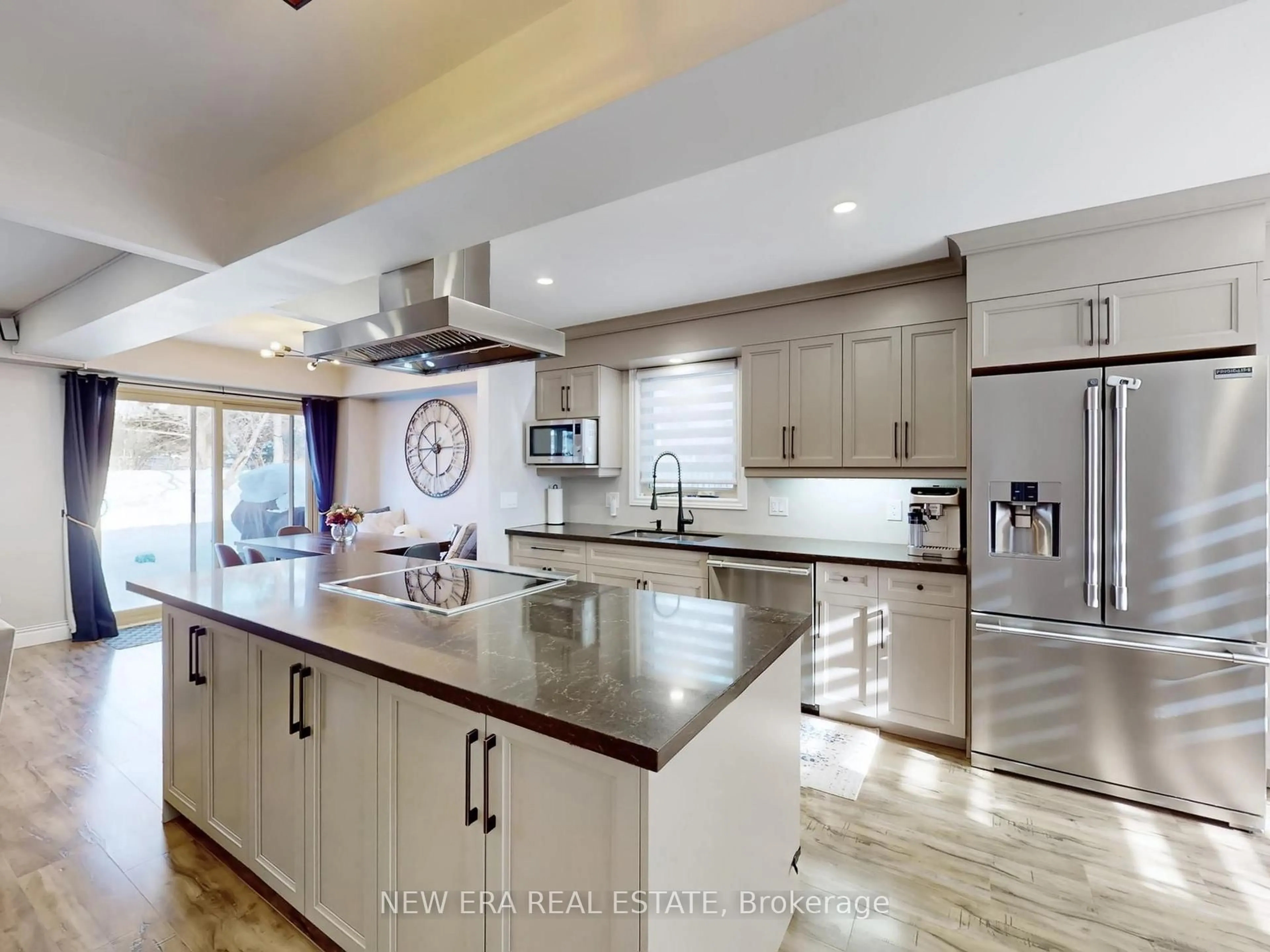 Contemporary kitchen, ceramic/tile floor for 7189 Joliette Cres, Mississauga Ontario L5N 1Z2