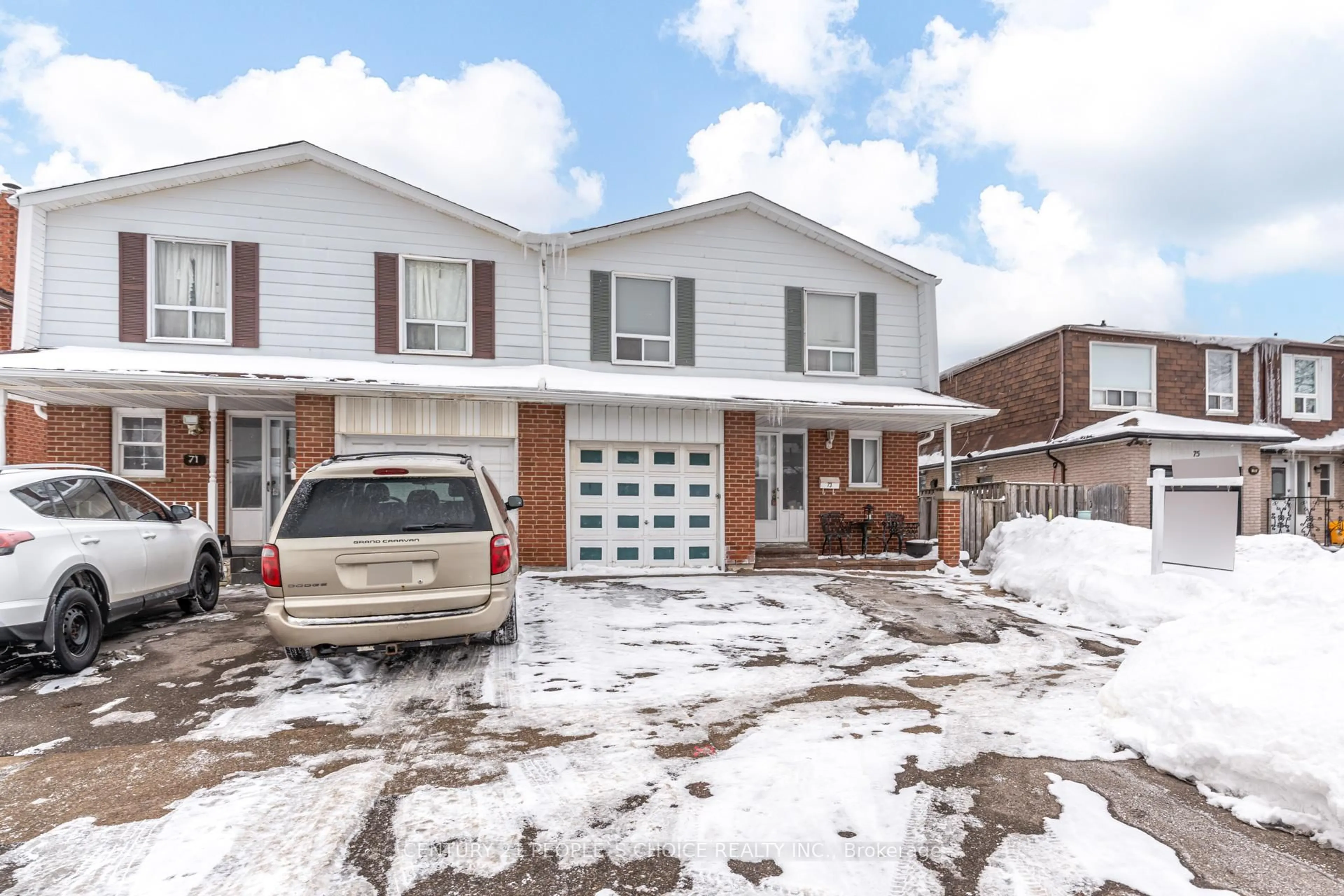 Home with brick exterior material, street for 73 Bruce Beer Dr, Brampton Ontario L6V 2Z7