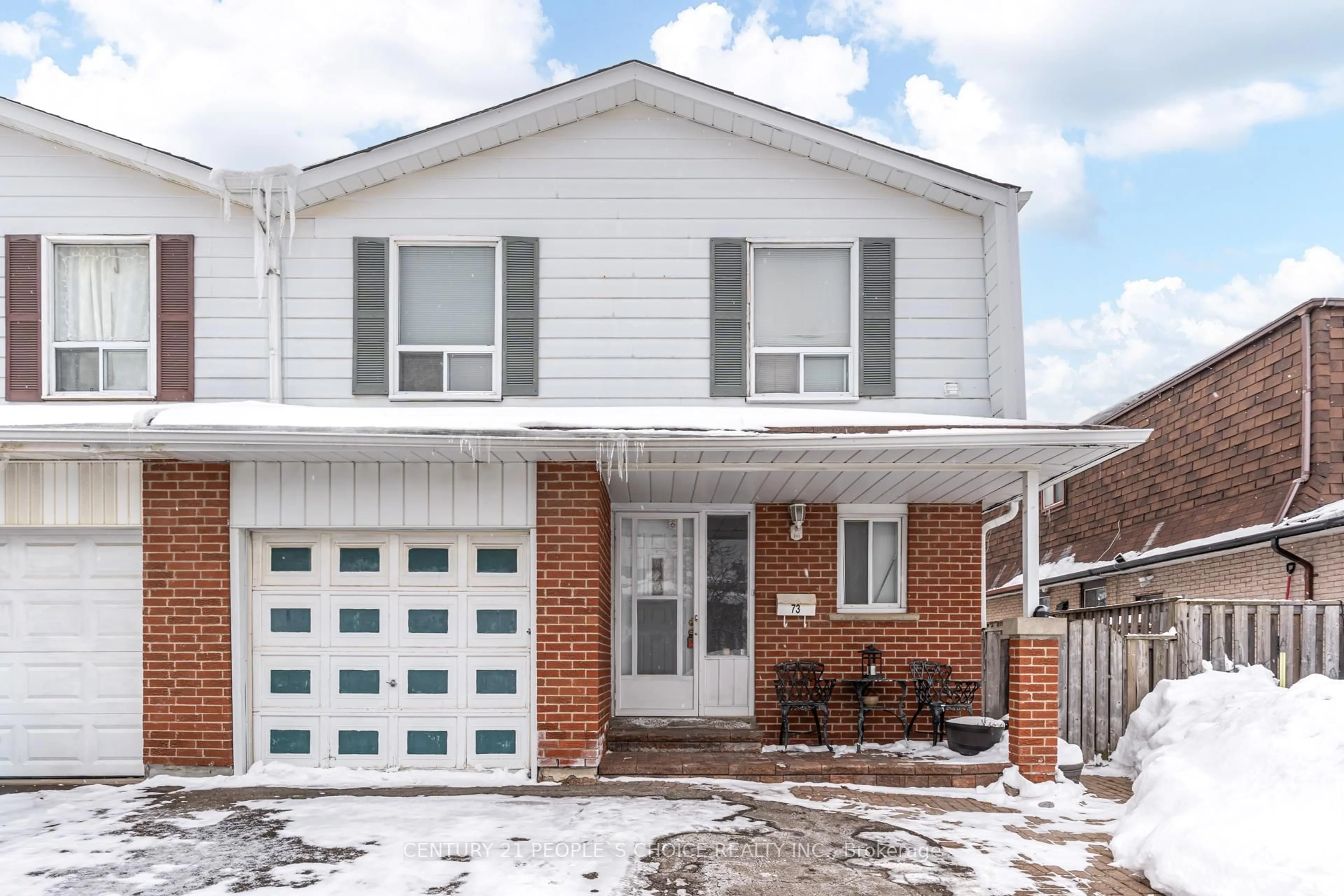 Home with brick exterior material, street for 73 Bruce Beer Dr, Brampton Ontario L6V 2Z7