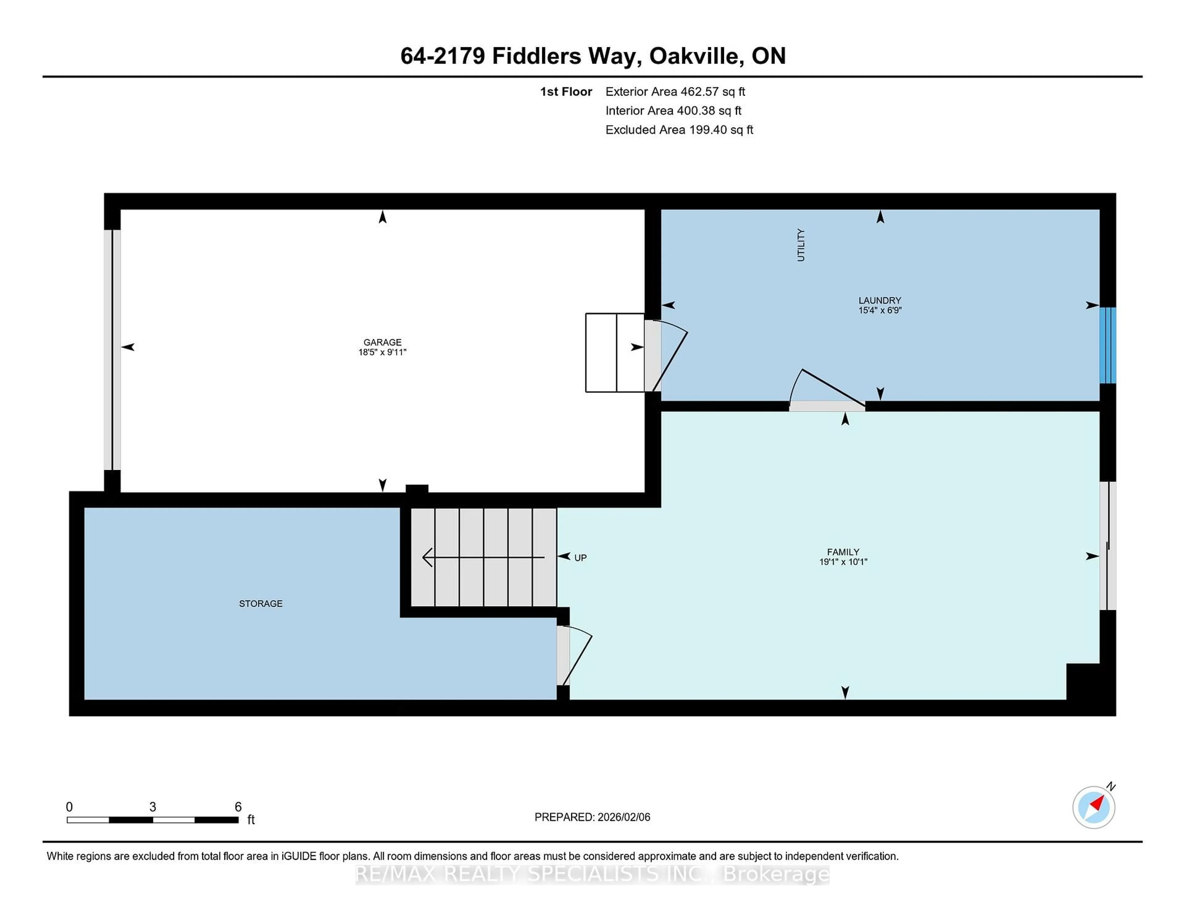 Floor plan for 2179 Fiddlers Way #64, Oakville Ontario L6M 0L6