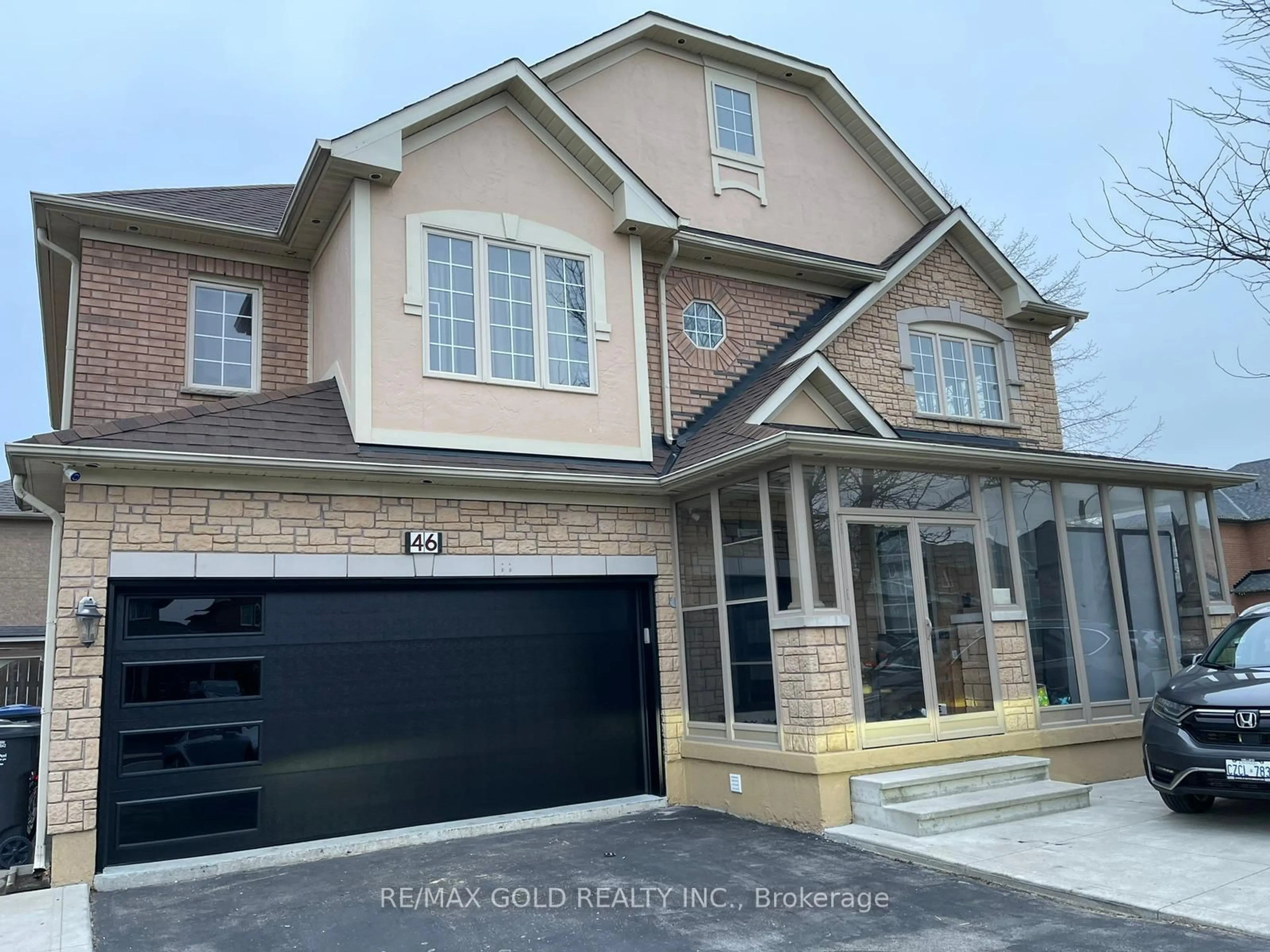 Home with brick exterior material, street for 46 Egypt Dr, Brampton Ontario L6R 2T9