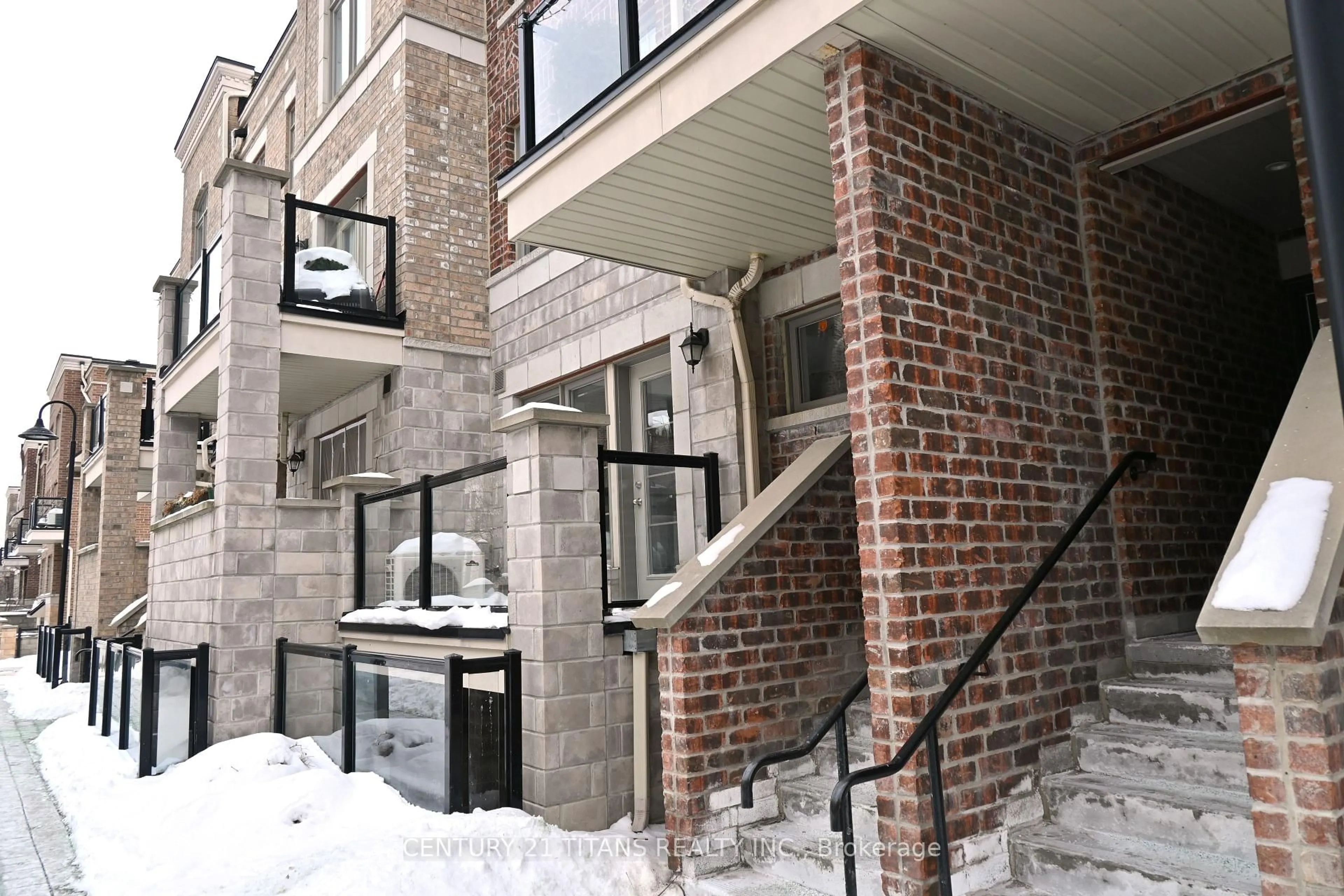 Home with brick exterior material, street for 80 Parrotta Dr #135, Toronto Ontario M9M 0E6