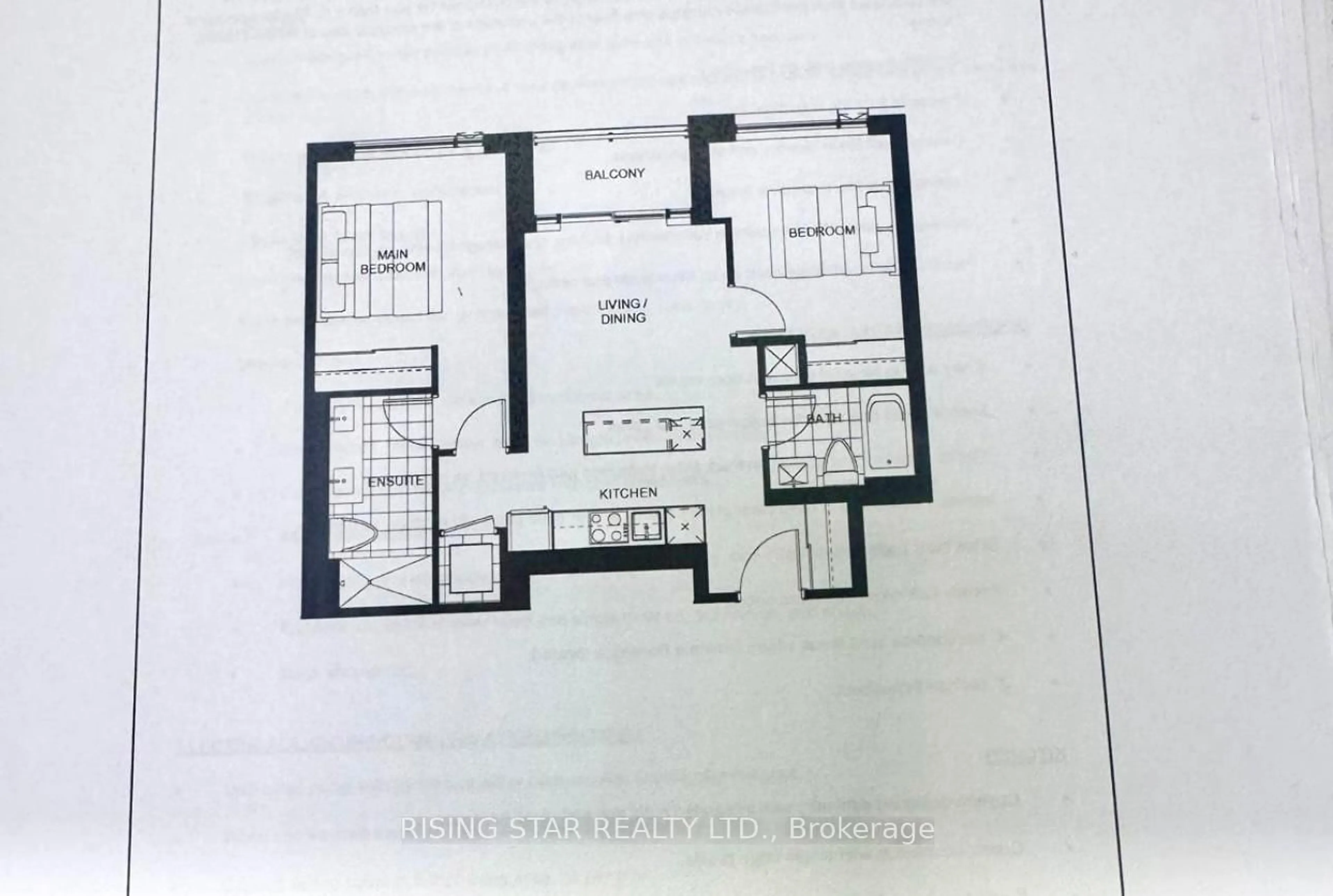 Floor plan for 2495 Eglinton Ave #1209, Mississauga Ontario L5M 2V8