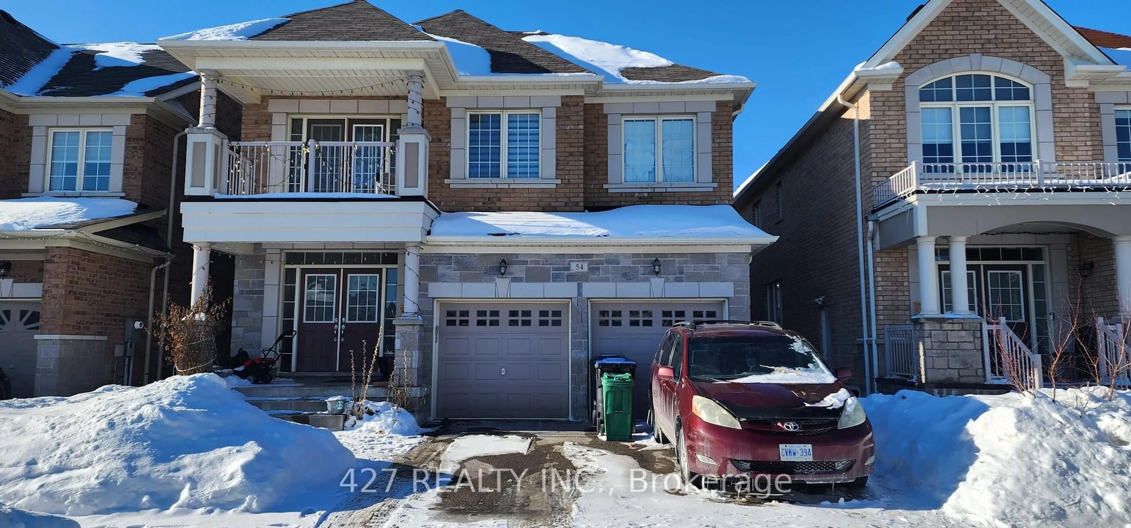 Home with brick exterior material, street for 54 Valleyway Dr, Brampton Ontario L6X 5G1