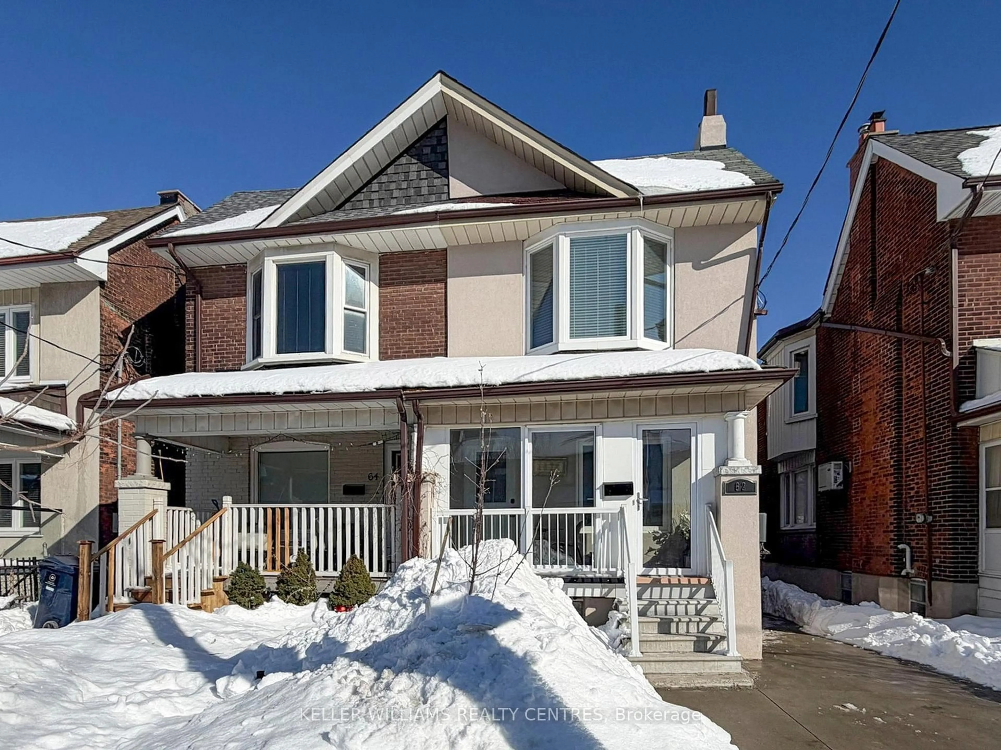 Home with brick exterior material, street for 62 Hounslow Heath Rd, Toronto Ontario M6N 1G8