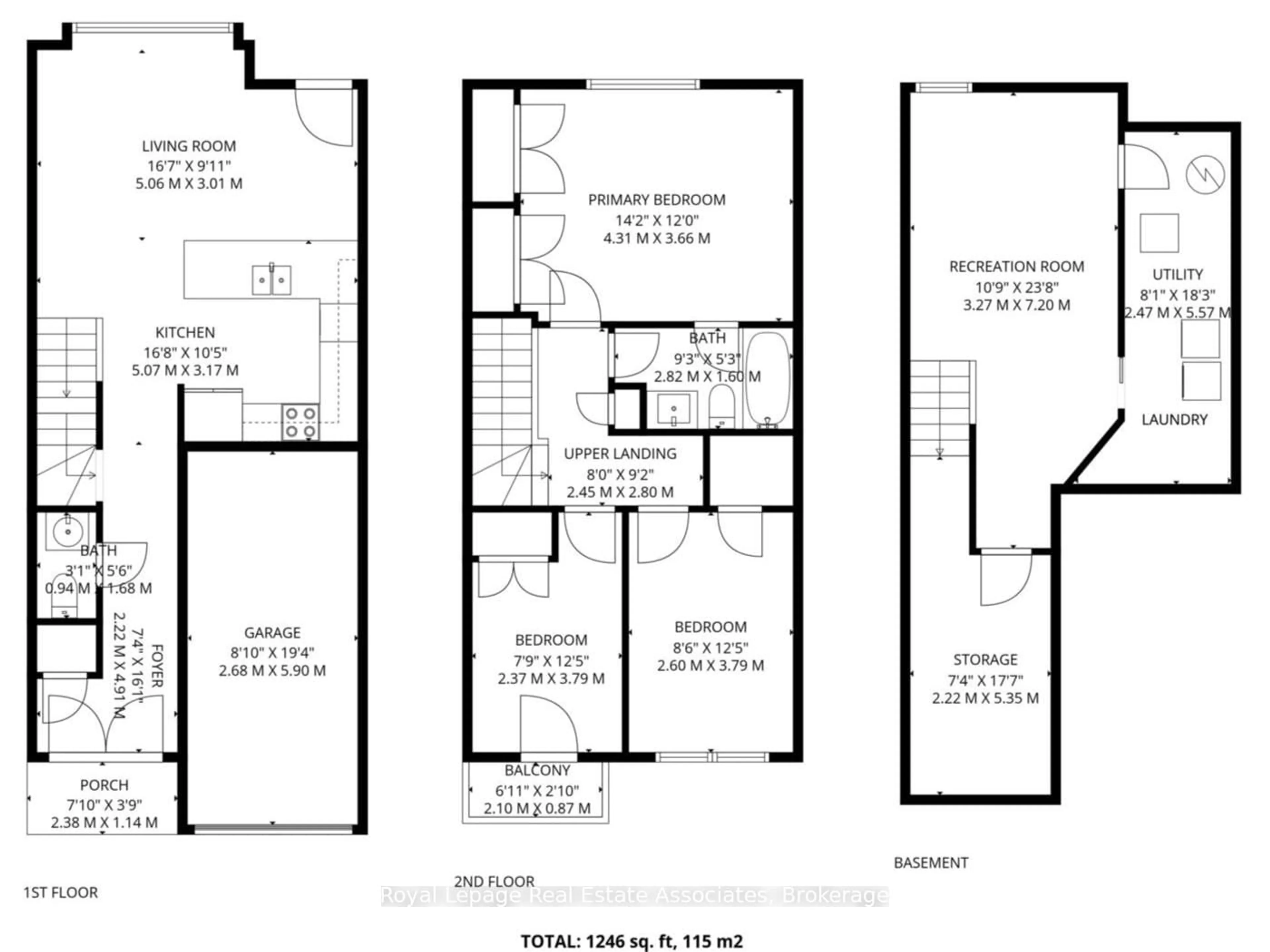 Floor plan for 33 Bradley Dr, Halton Hills Ontario L7G 6B5