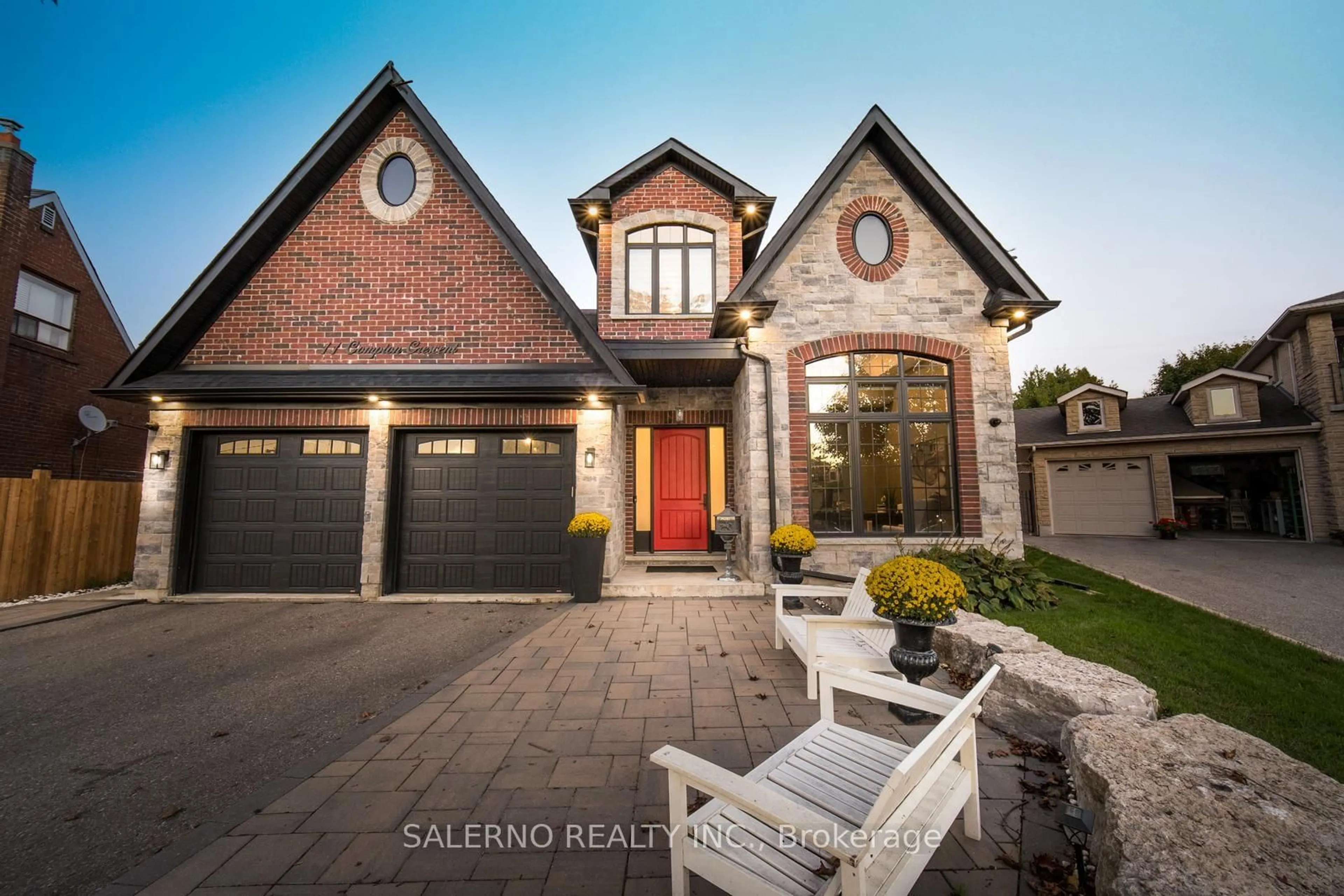 Home with brick exterior material, street for 11 Compton Cres, Toronto Ontario M3M 2C3