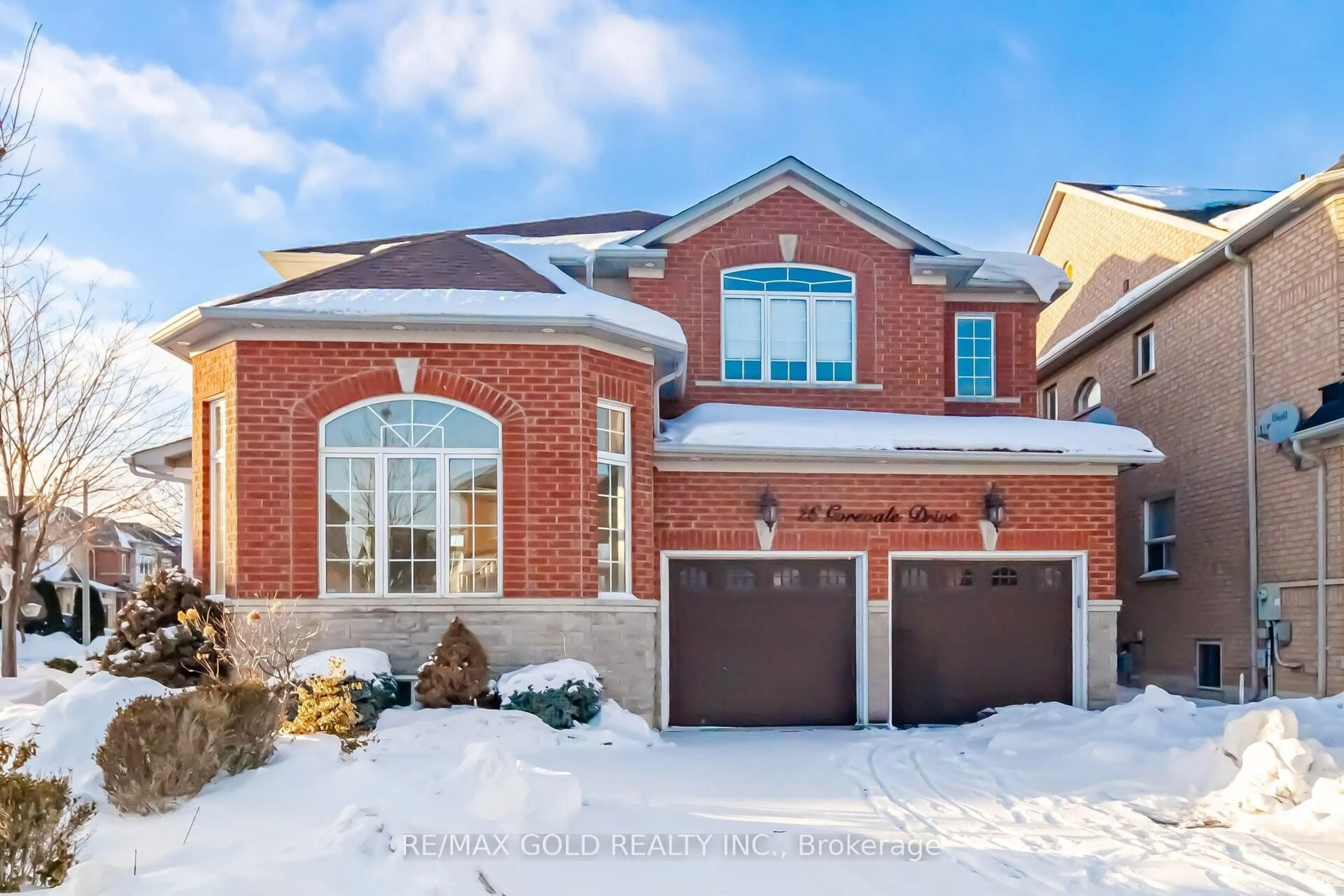 Home with brick exterior material, street for 26 Gorevale Dr, Brampton Ontario L6P 1N9