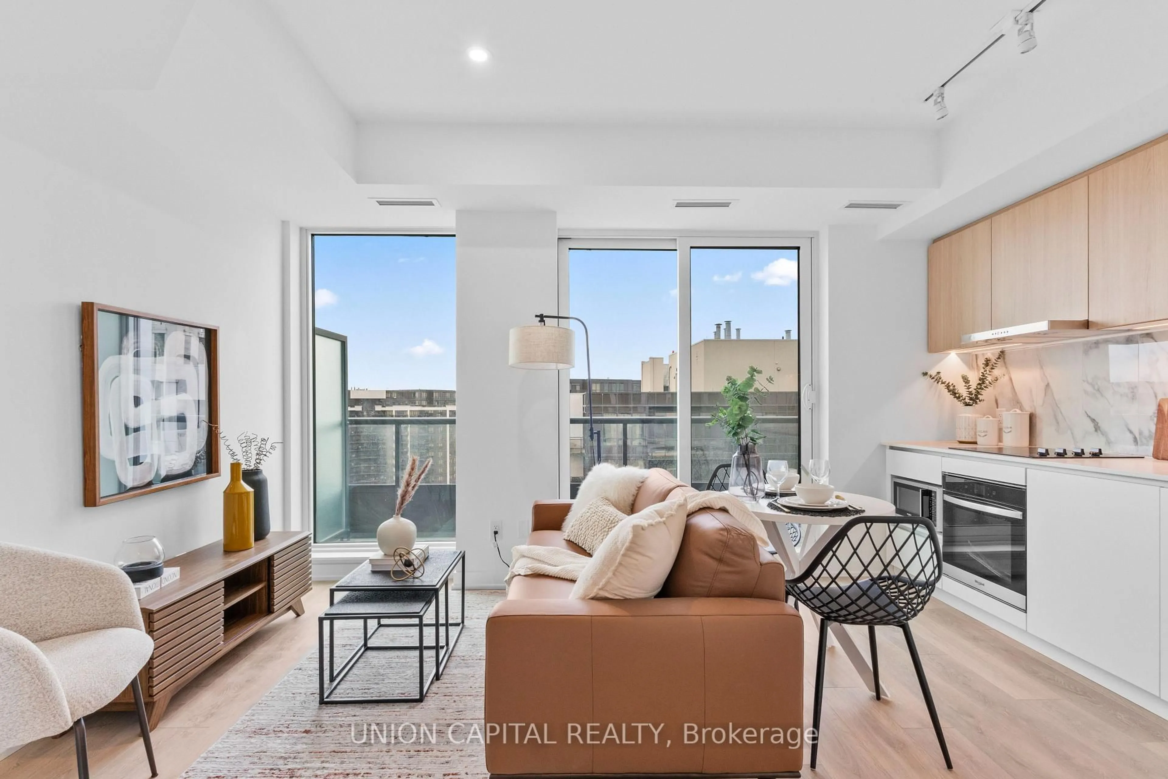 Living room with furniture, unknown for 1100 Sheppard Ave #PH06, Toronto Ontario M3K 0E4