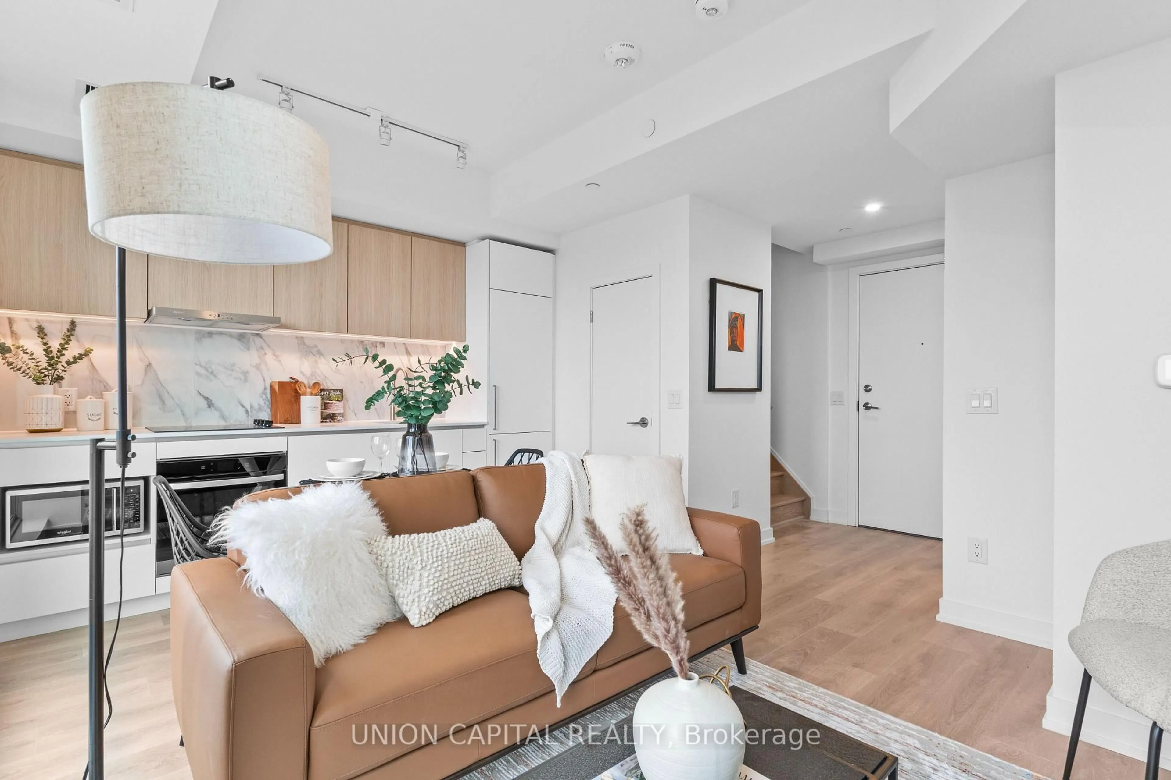 Living room with furniture, unknown for 1100 Sheppard Ave #PH06, Toronto Ontario M3K 0E4