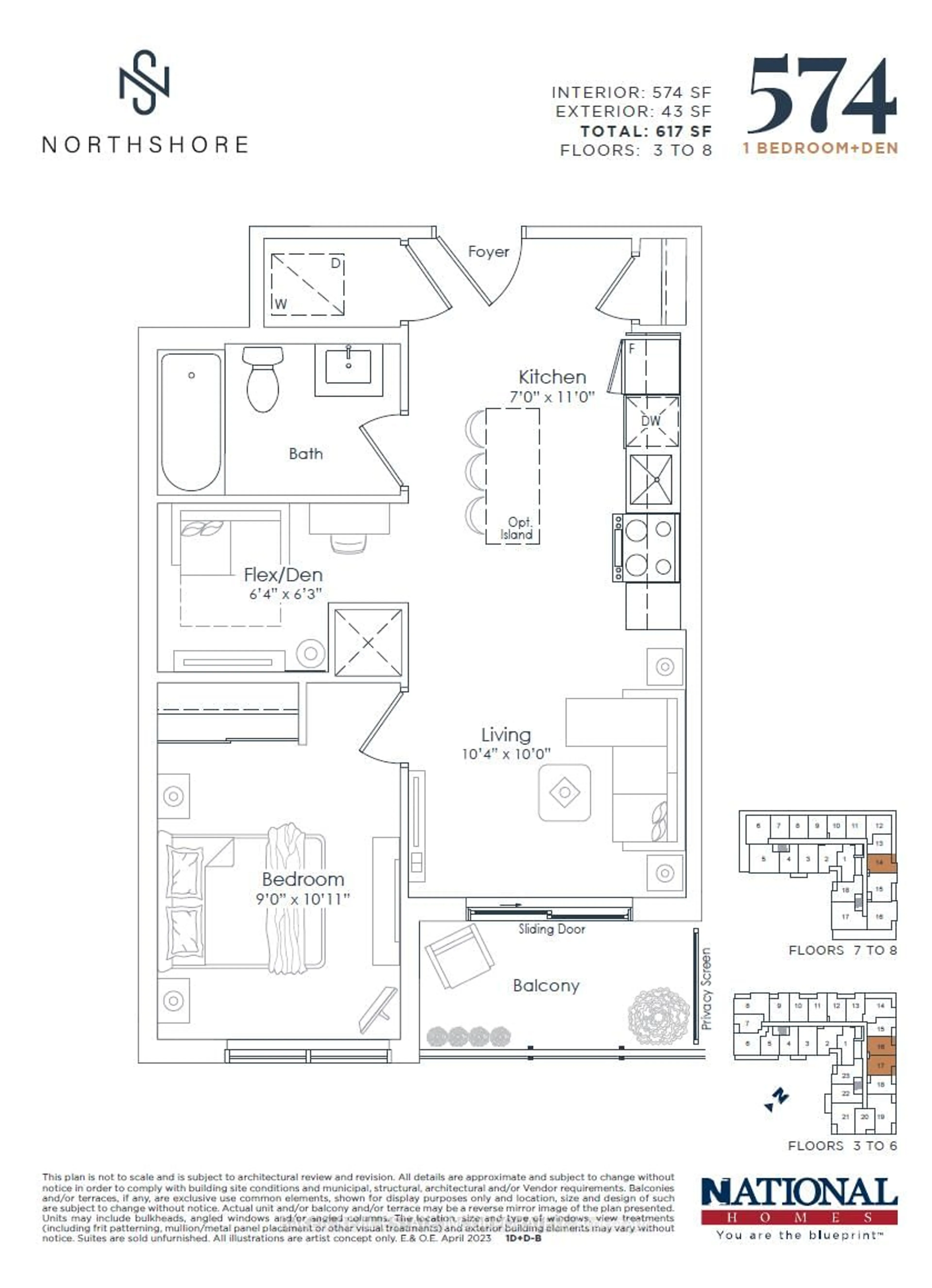 Floor plan for 500 Plains Rd #317, Burlington Ontario L7T 0C8