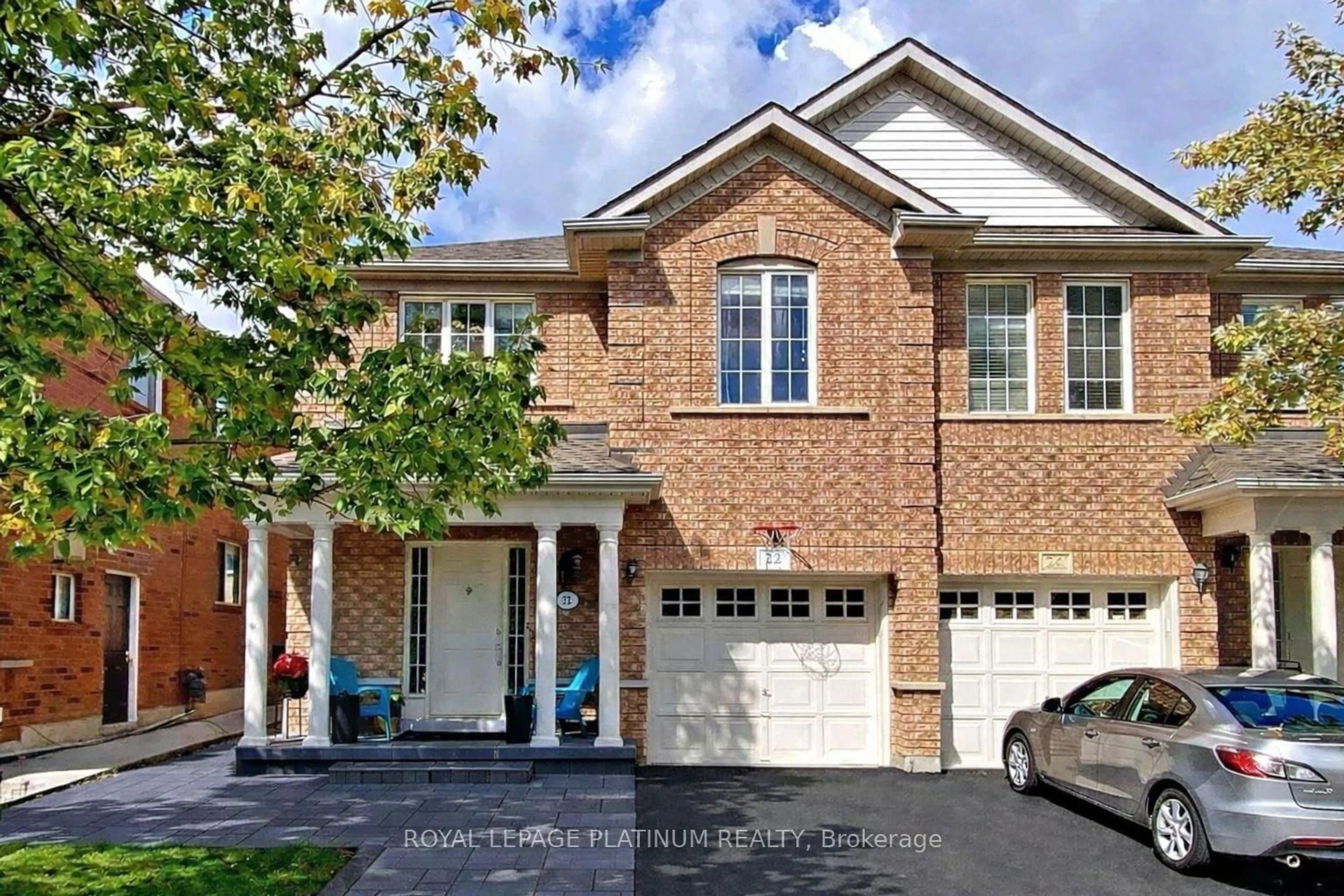 Home with brick exterior material, street for 22 Rivermere Crt, Brampton Ontario L7A 1R4