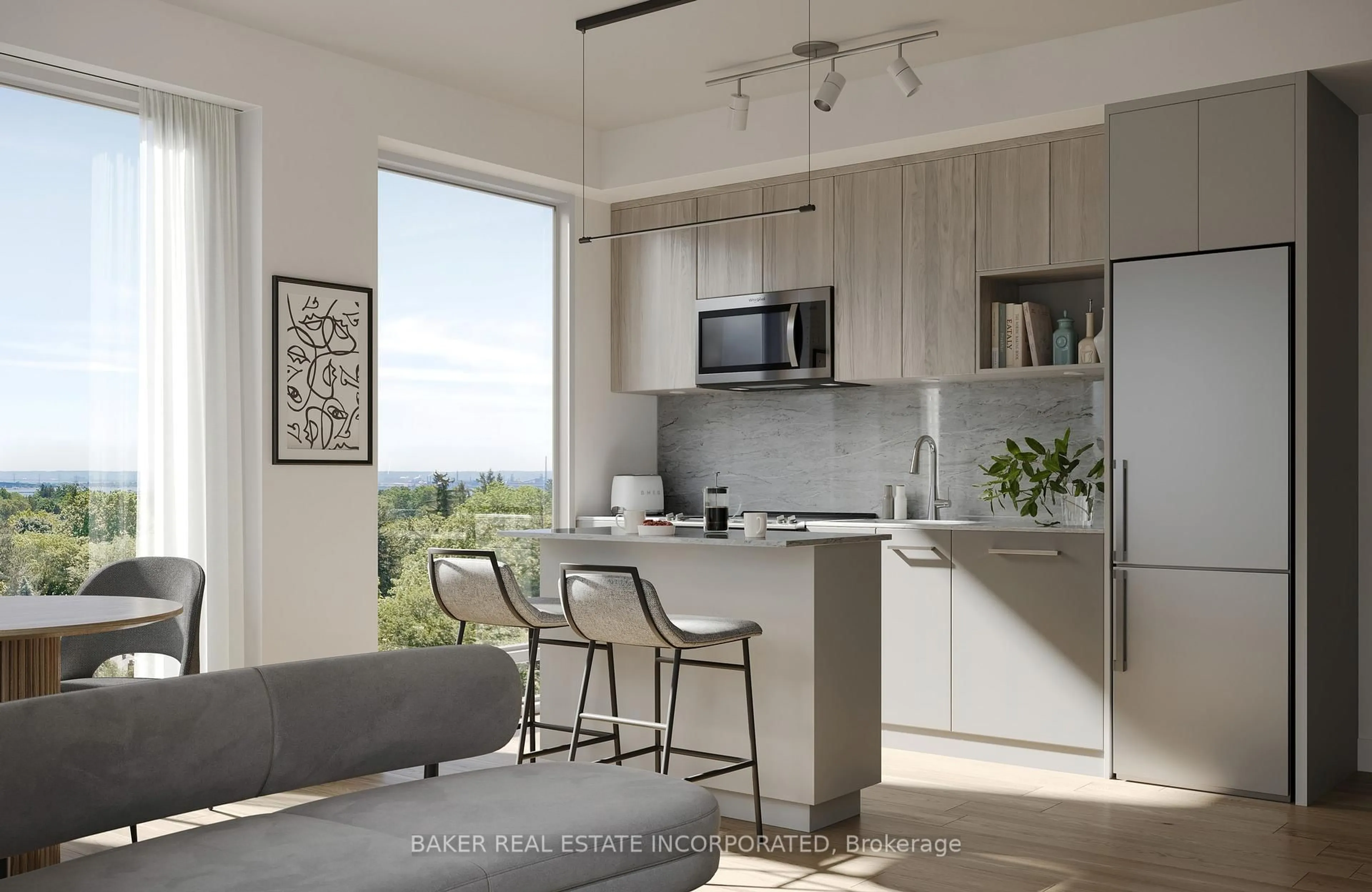 Open concept kitchen, unknown for 500 Plains Rd #709, Burlington Ontario L7T 0C8