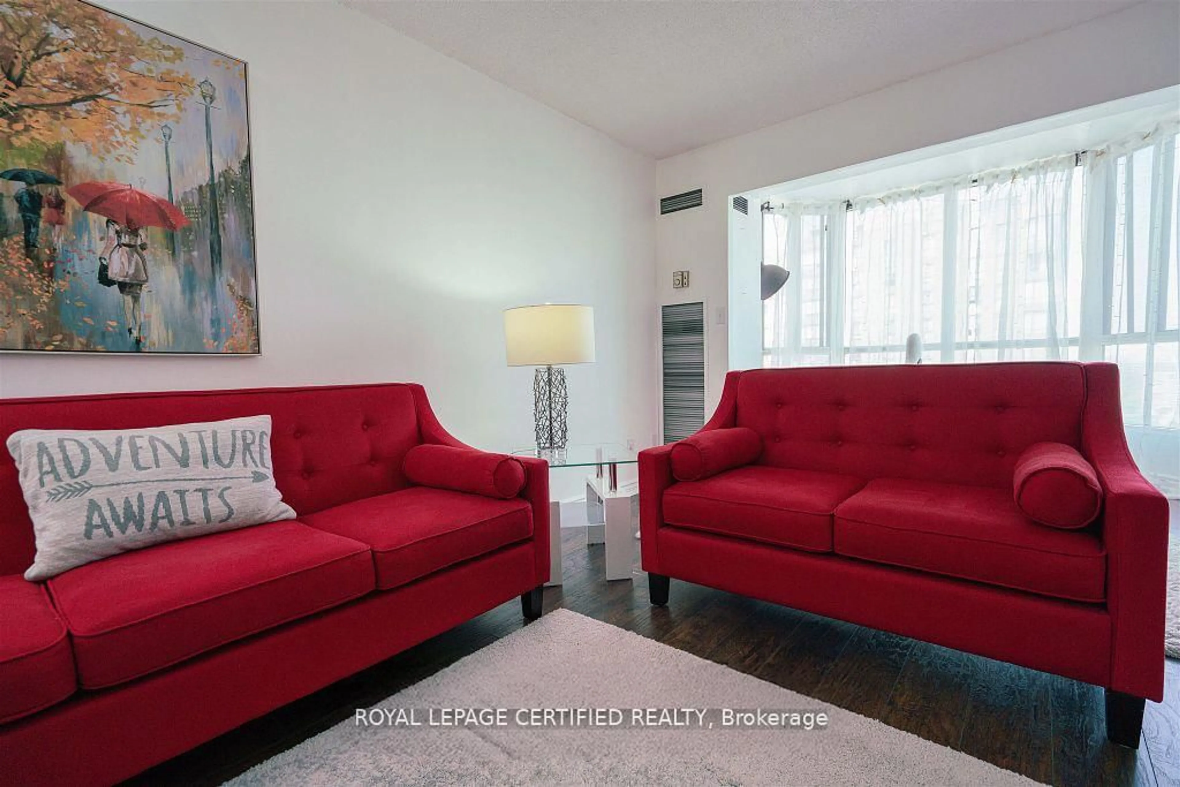 Living room with furniture, unknown for 145 Hillcrest Ave #1907, Mississauga Ontario L5B 3Z1