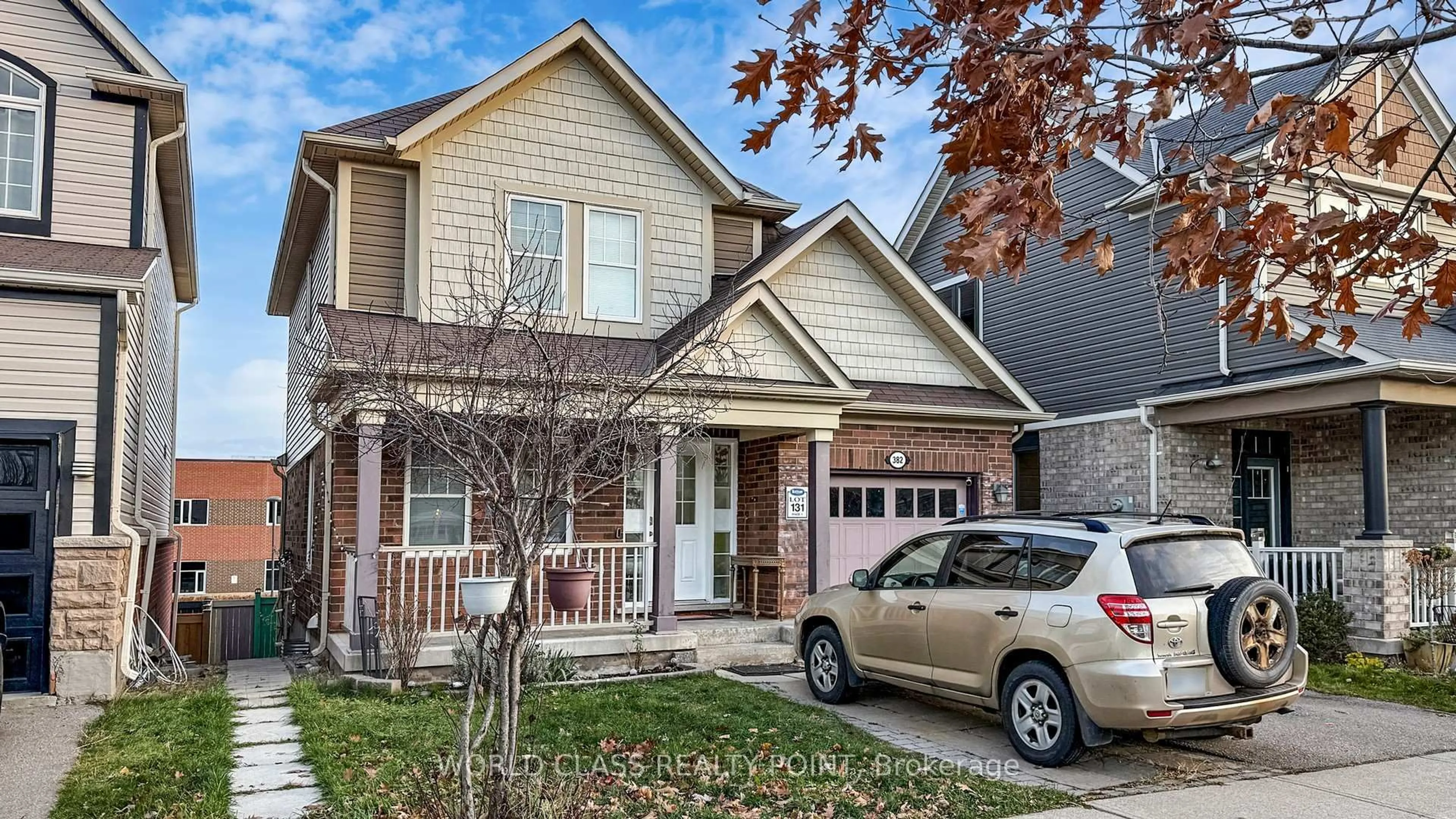 Home with brick exterior material, street for 382 Pringle Ave, Milton Ontario L9T 7M4