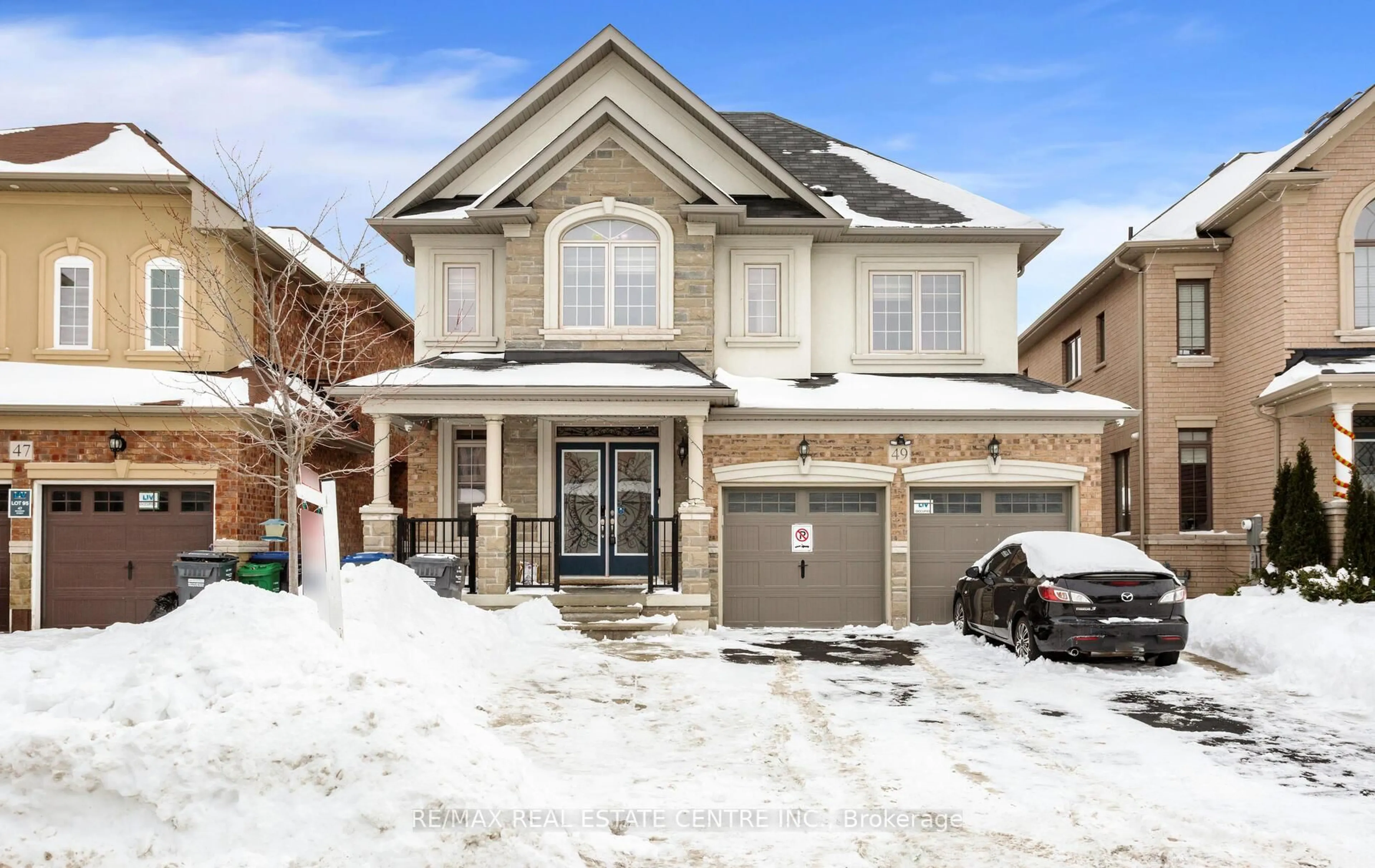 Home with brick exterior material, street for 49 Bucksaw St, Brampton Ontario L7A 4R3