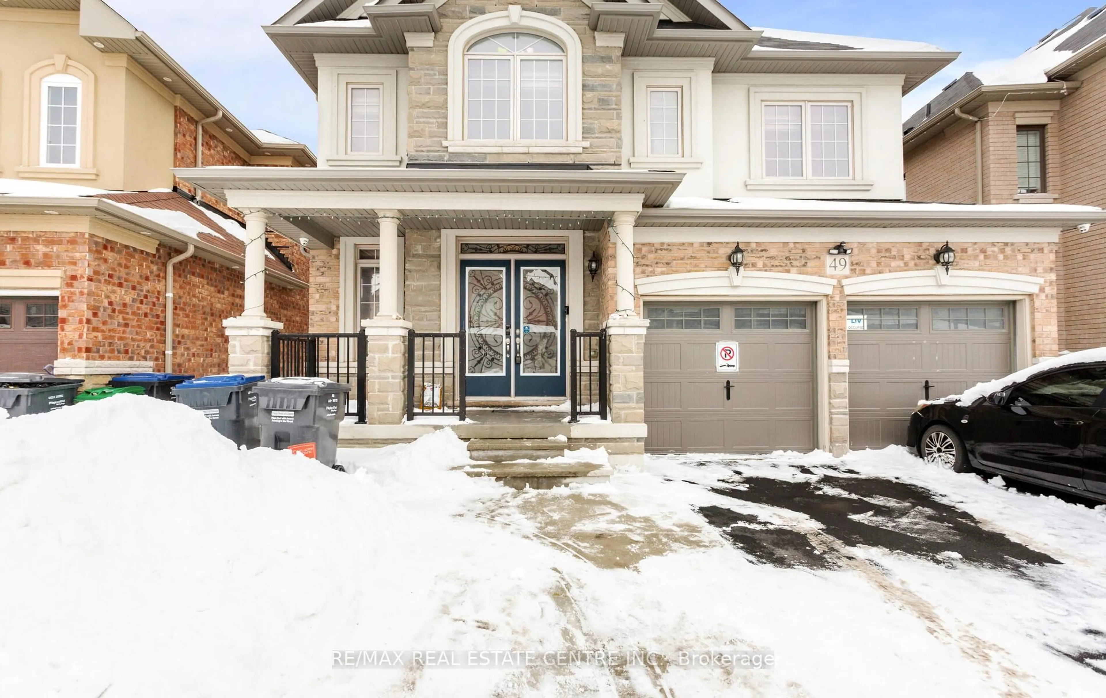 Home with brick exterior material, street for 49 Bucksaw St, Brampton Ontario L7A 4R3