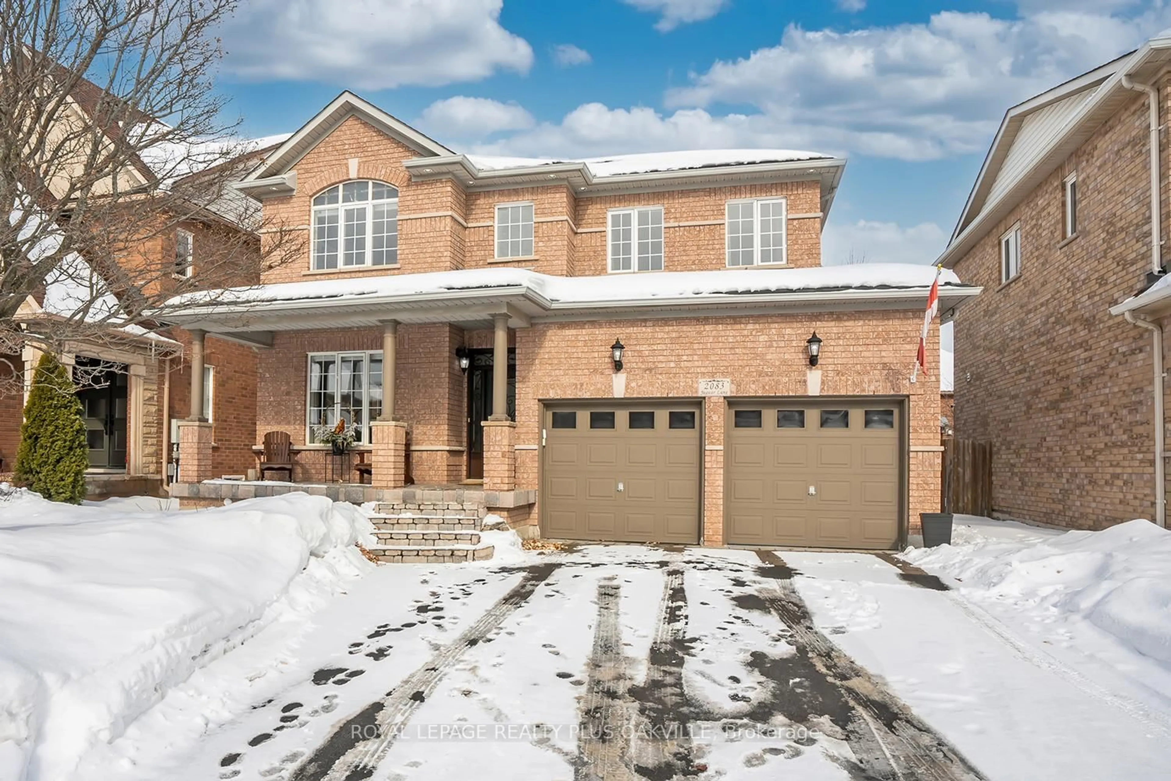 Home with brick exterior material, street for 2083 Jaguar Lane, Oakville Ontario L6M 4R5