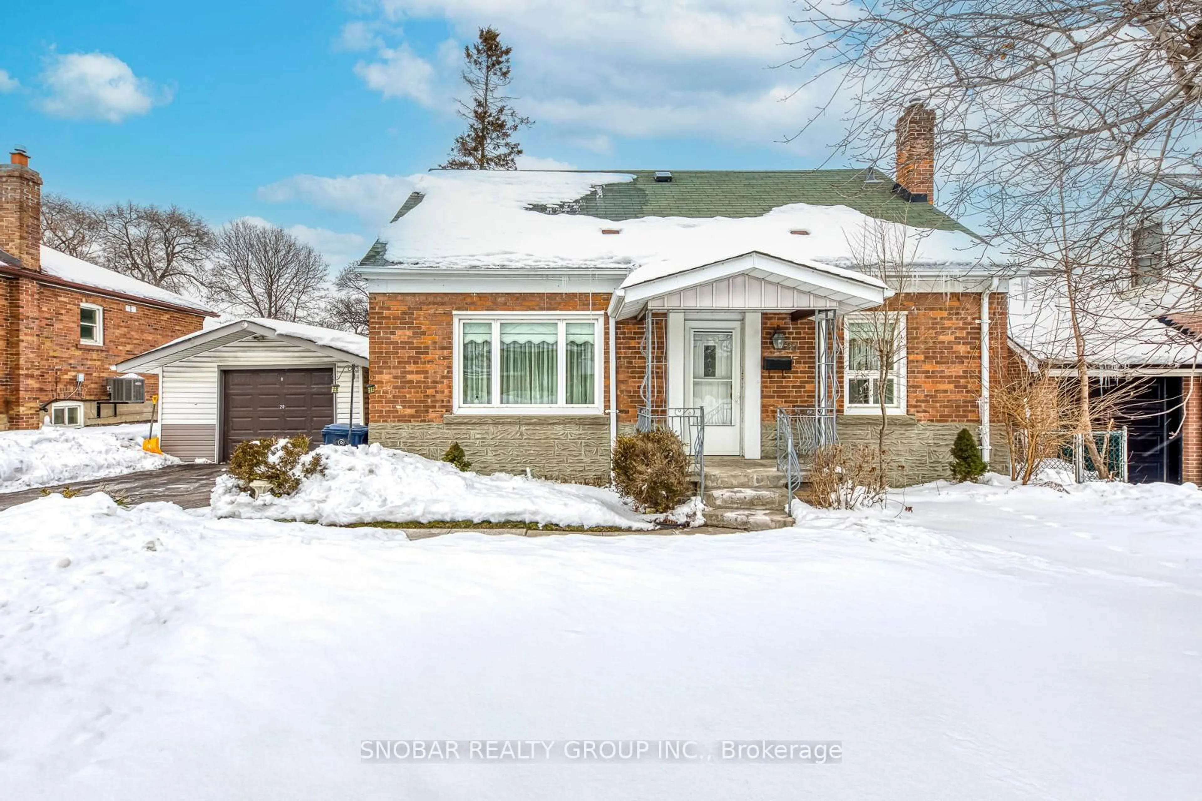 Home with brick exterior material, street for 20 Meadow Lane Ave, Toronto Ontario M3L 1C1