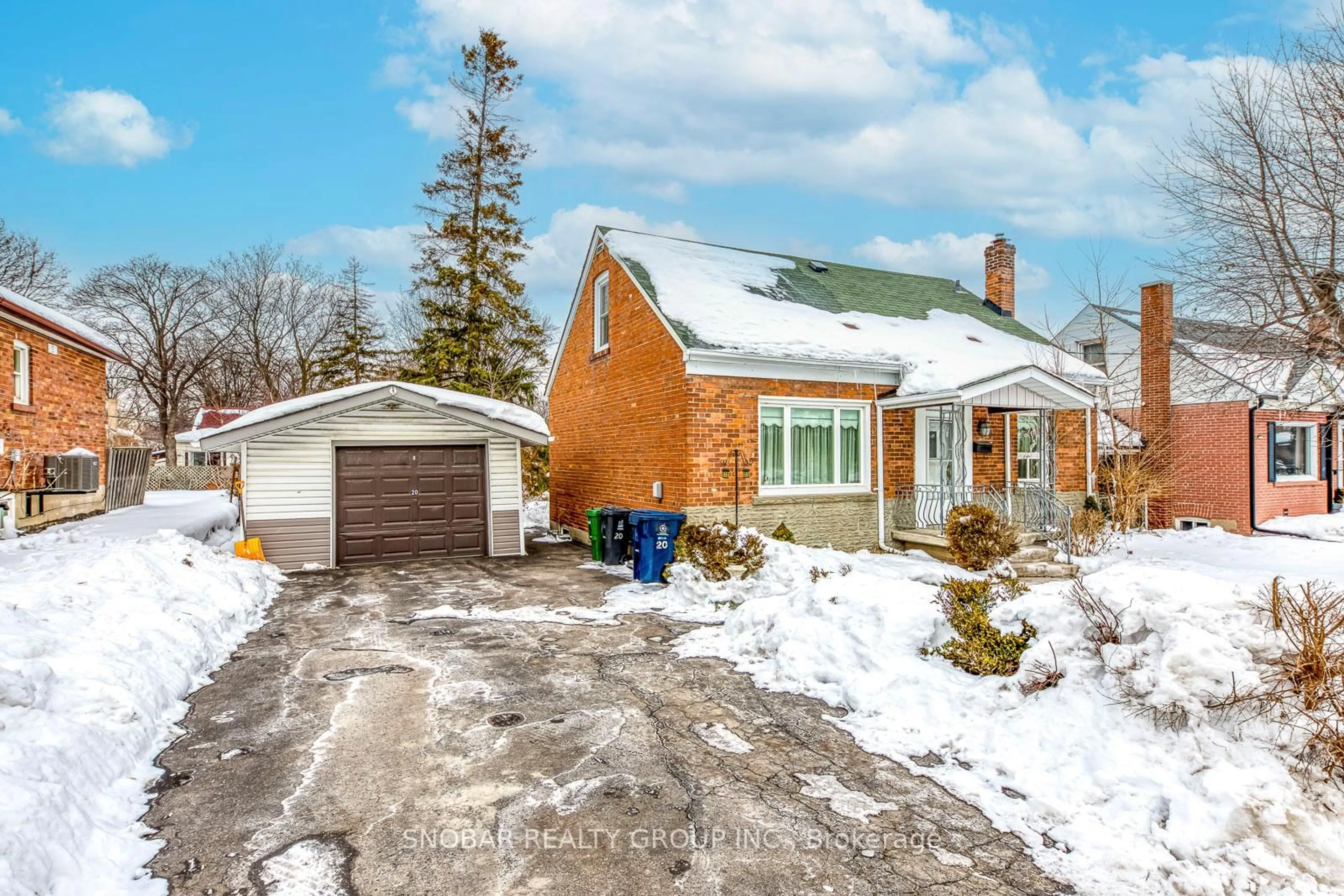 Home with brick exterior material, street for 20 Meadow Lane Ave, Toronto Ontario M3L 1C1