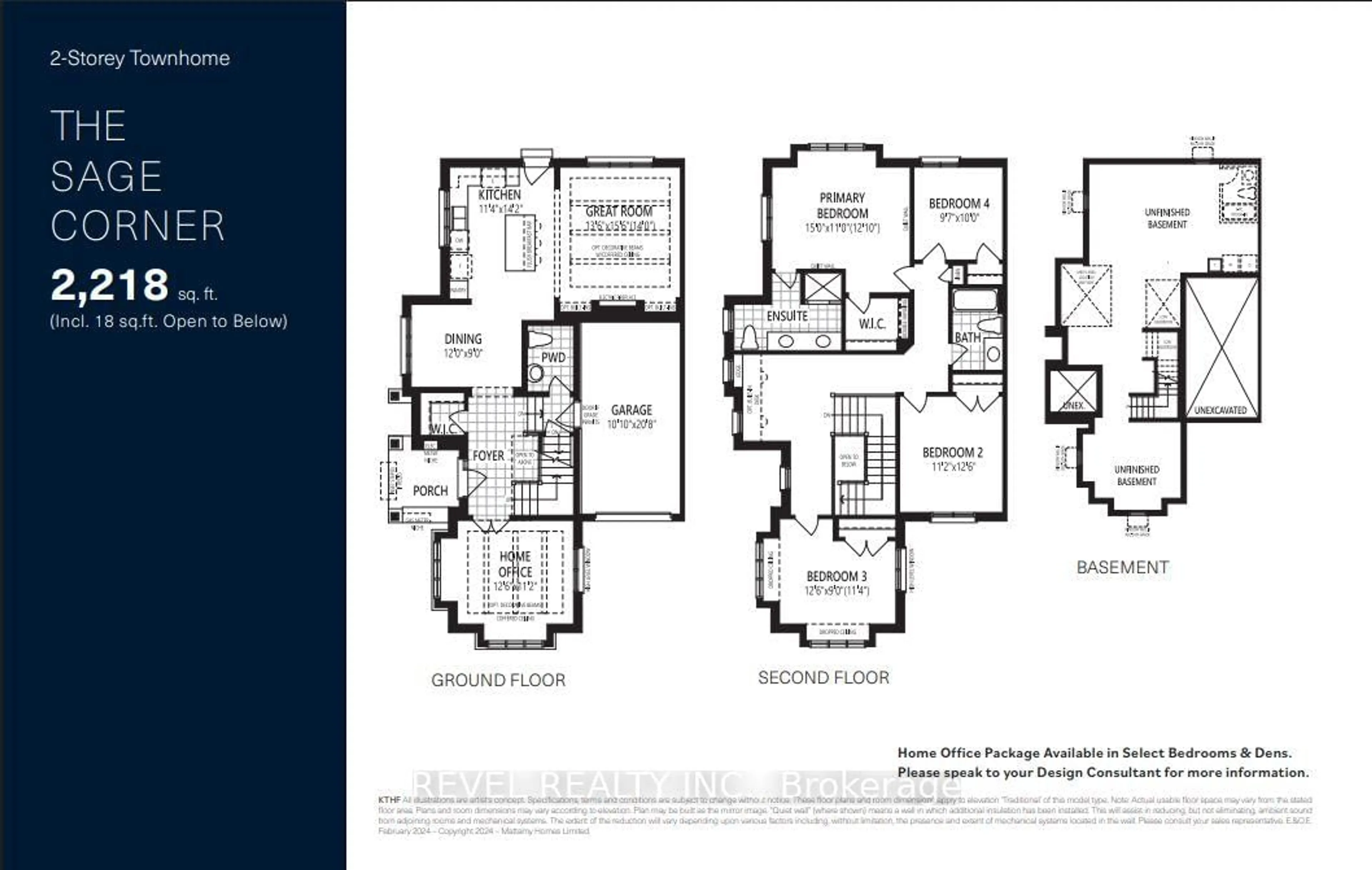 Floor plan for 1310 Pelican Passage, Oakville Ontario L6H 8B3