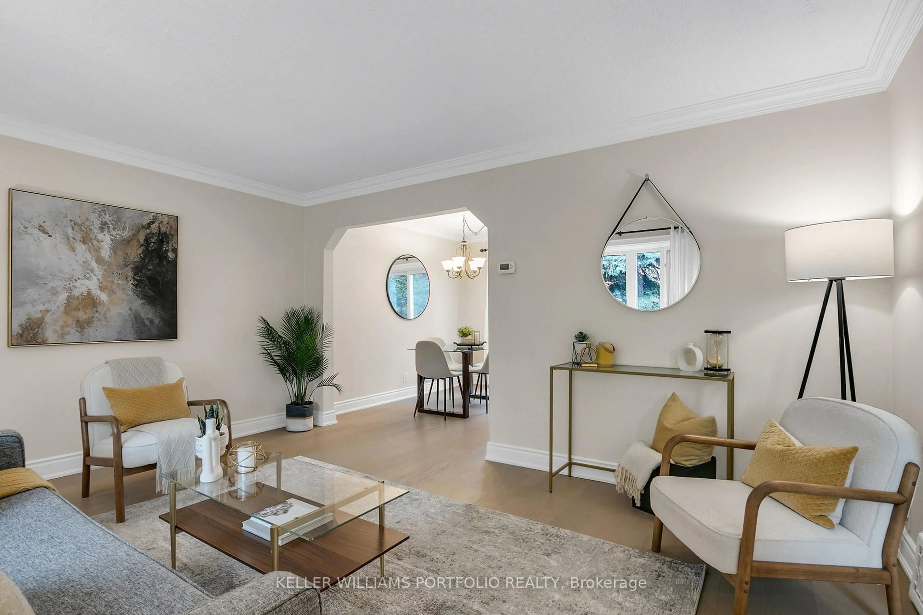 Living room with furniture, unknown for 50 Wilmar Rd, Toronto Ontario M9B 3S1