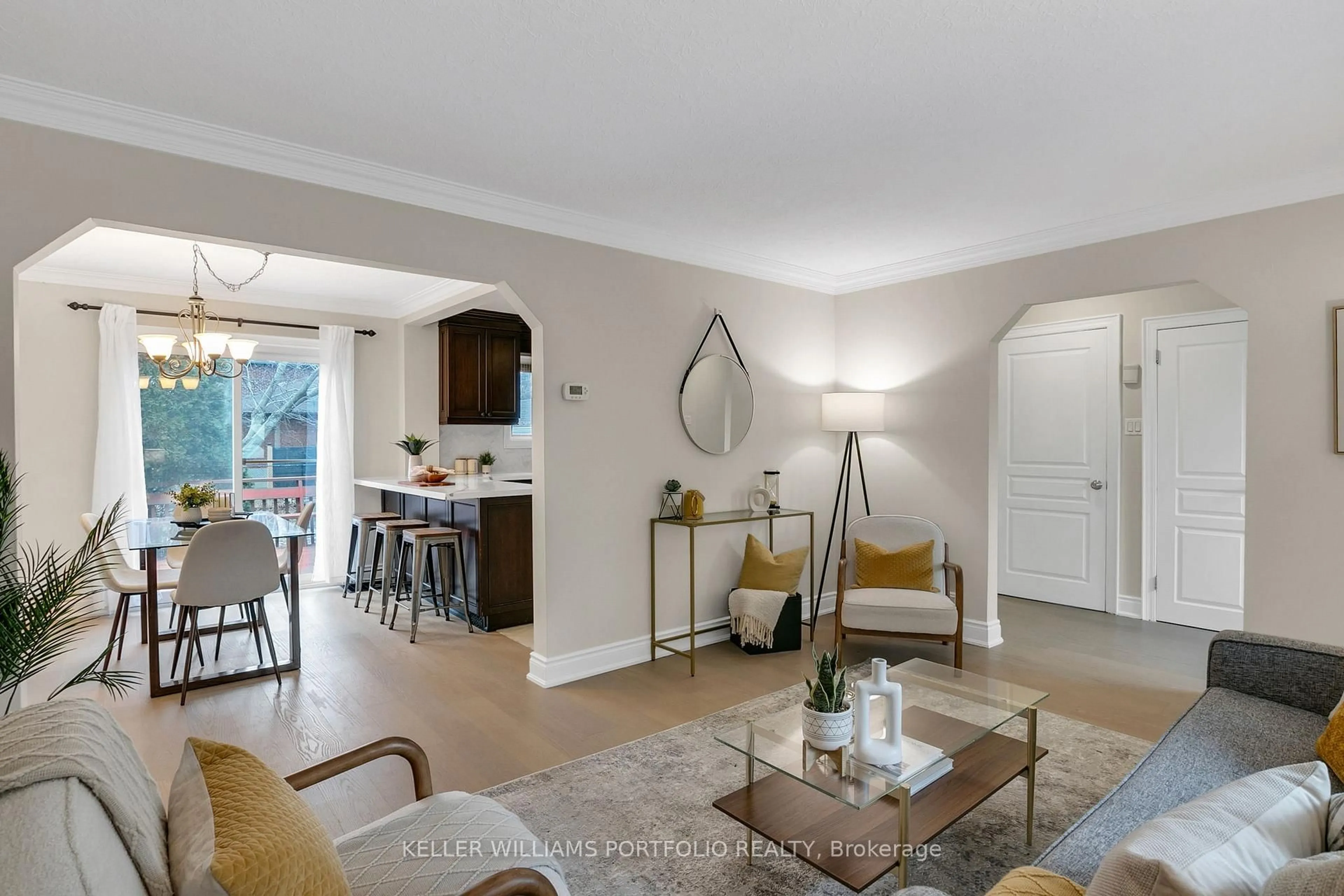 Living room with furniture, unknown for 50 Wilmar Rd, Toronto Ontario M9B 3S1